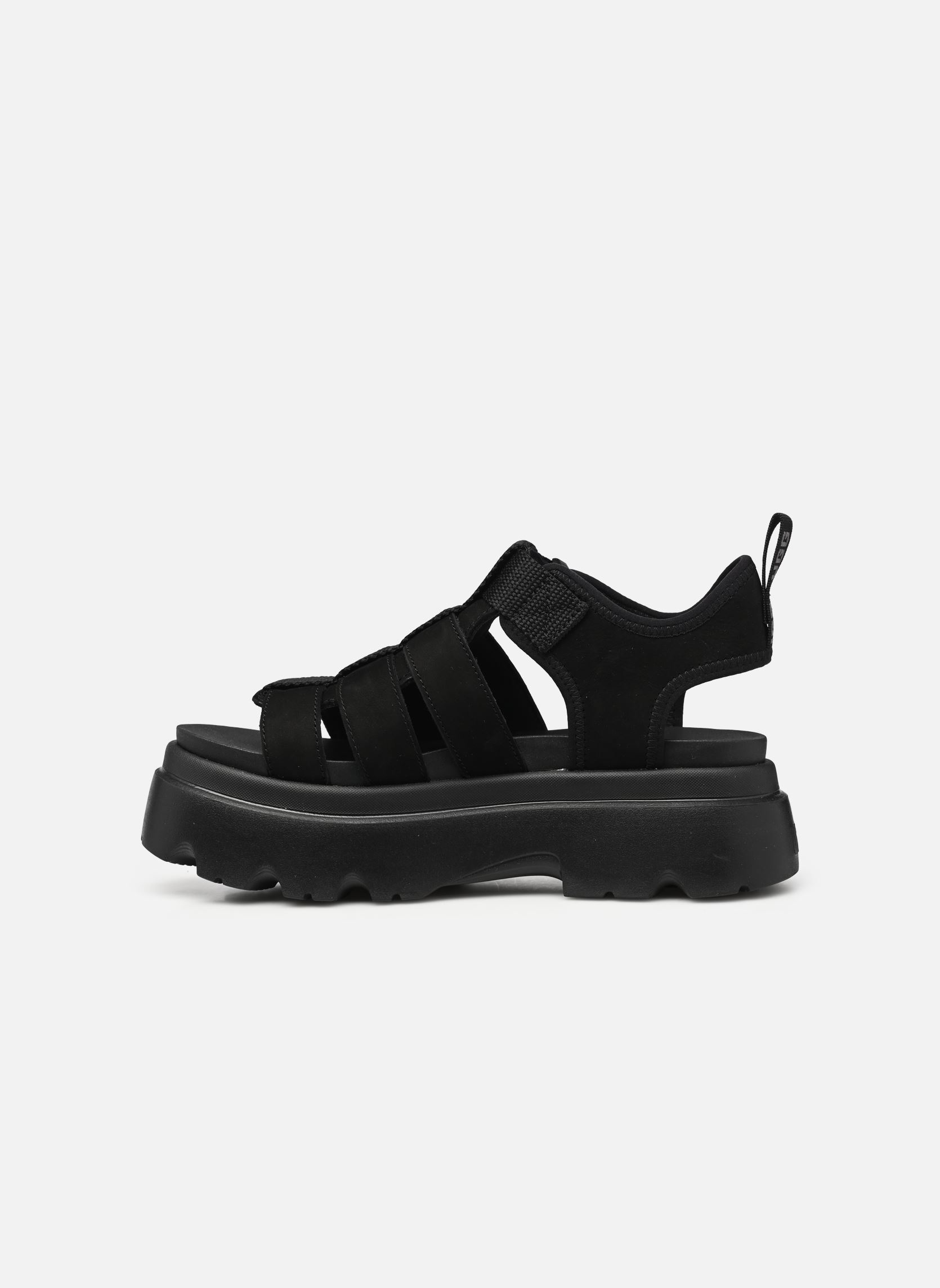Sandali con zeppa e plateau W Cora donna nero UGG Sandali con zeppa e plateau W Cora donna nero BLACK