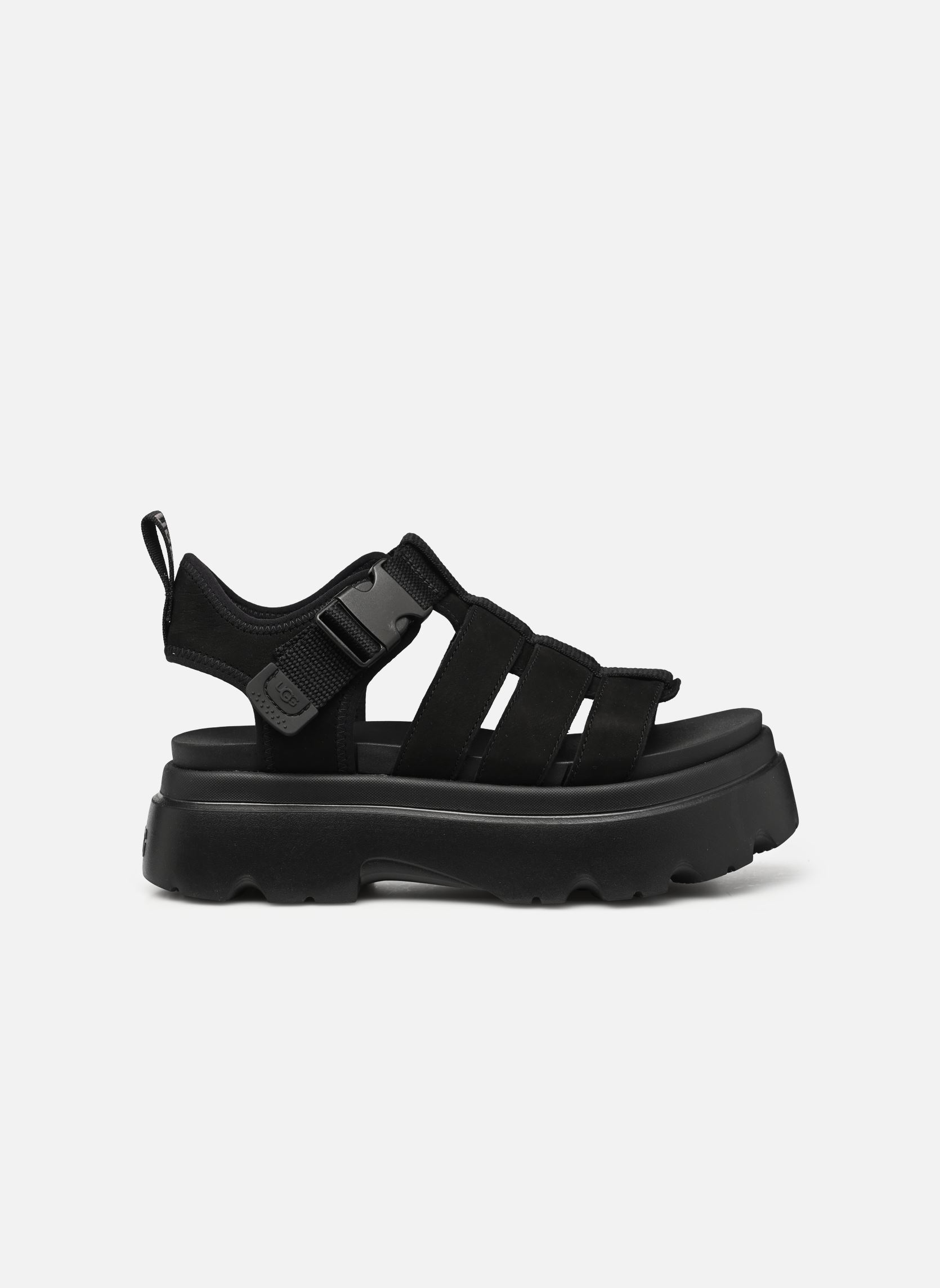 Sandali con zeppa e plateau W Cora donna nero UGG Sandali con zeppa e plateau W Cora donna nero BLACK