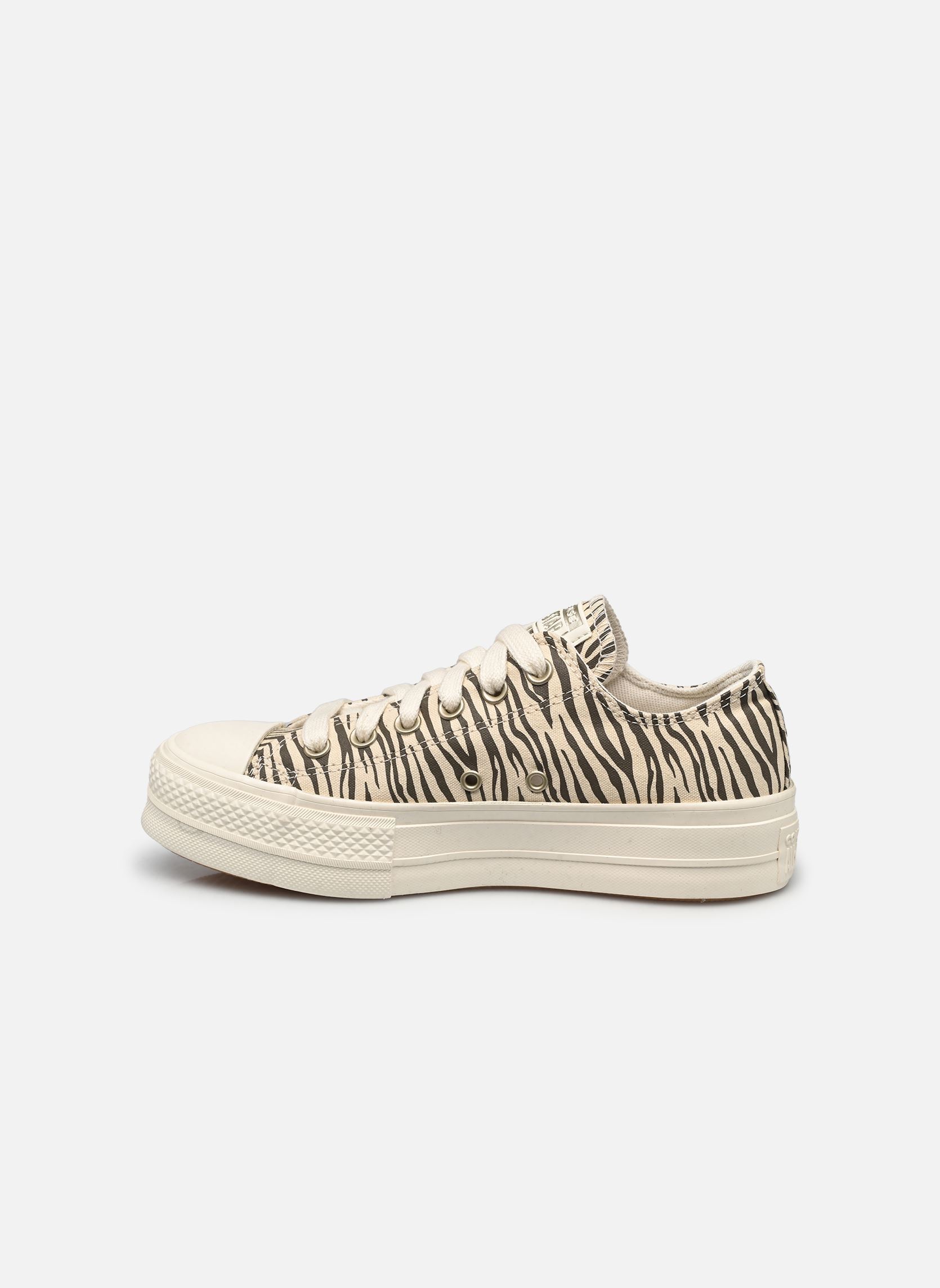 Baskets toile Chuck Taylor All Star Lift Canvas Archiv femme blanc Converse Baskets toile Chuck Taylor All Star Lift Canvas Archiv femme blanc EGRET/EGRET/ENGINE SMOKE