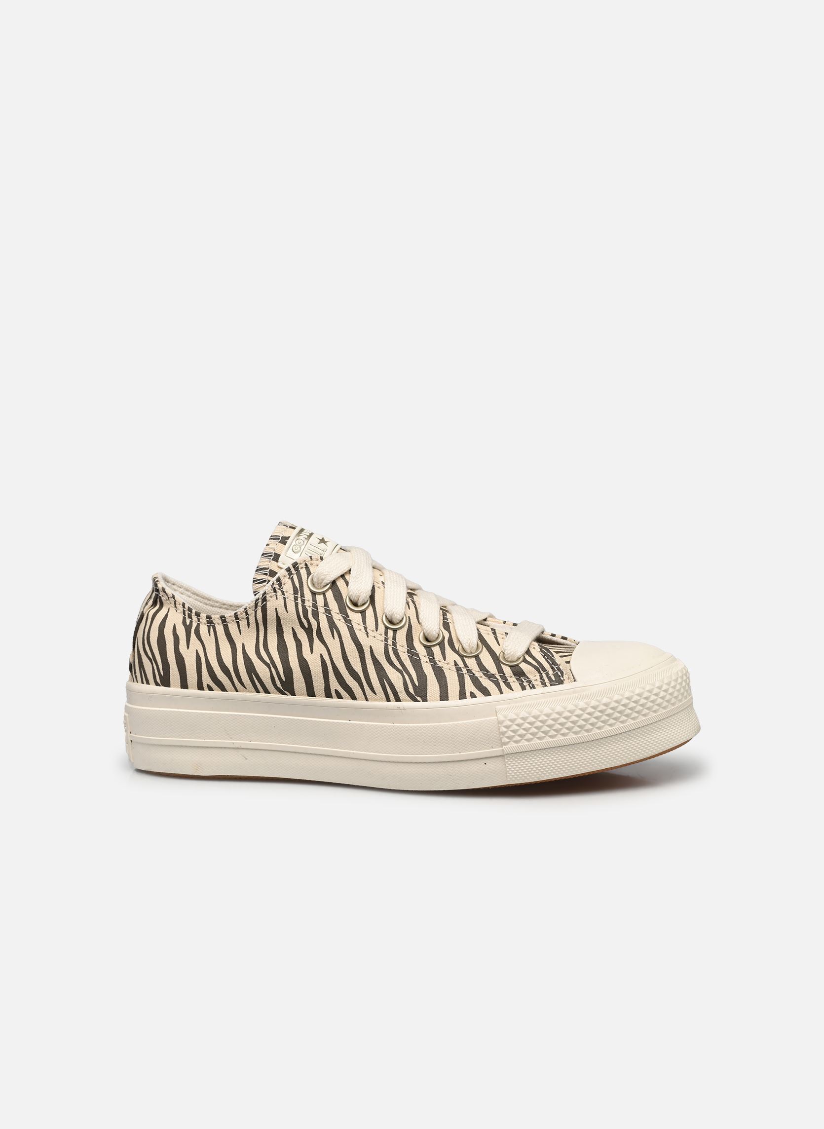 Baskets toile Chuck Taylor All Star Lift Canvas Archiv femme blanc Converse Baskets toile Chuck Taylor All Star Lift Canvas Archiv femme blanc EGRET/EGRET/ENGINE SMOKE