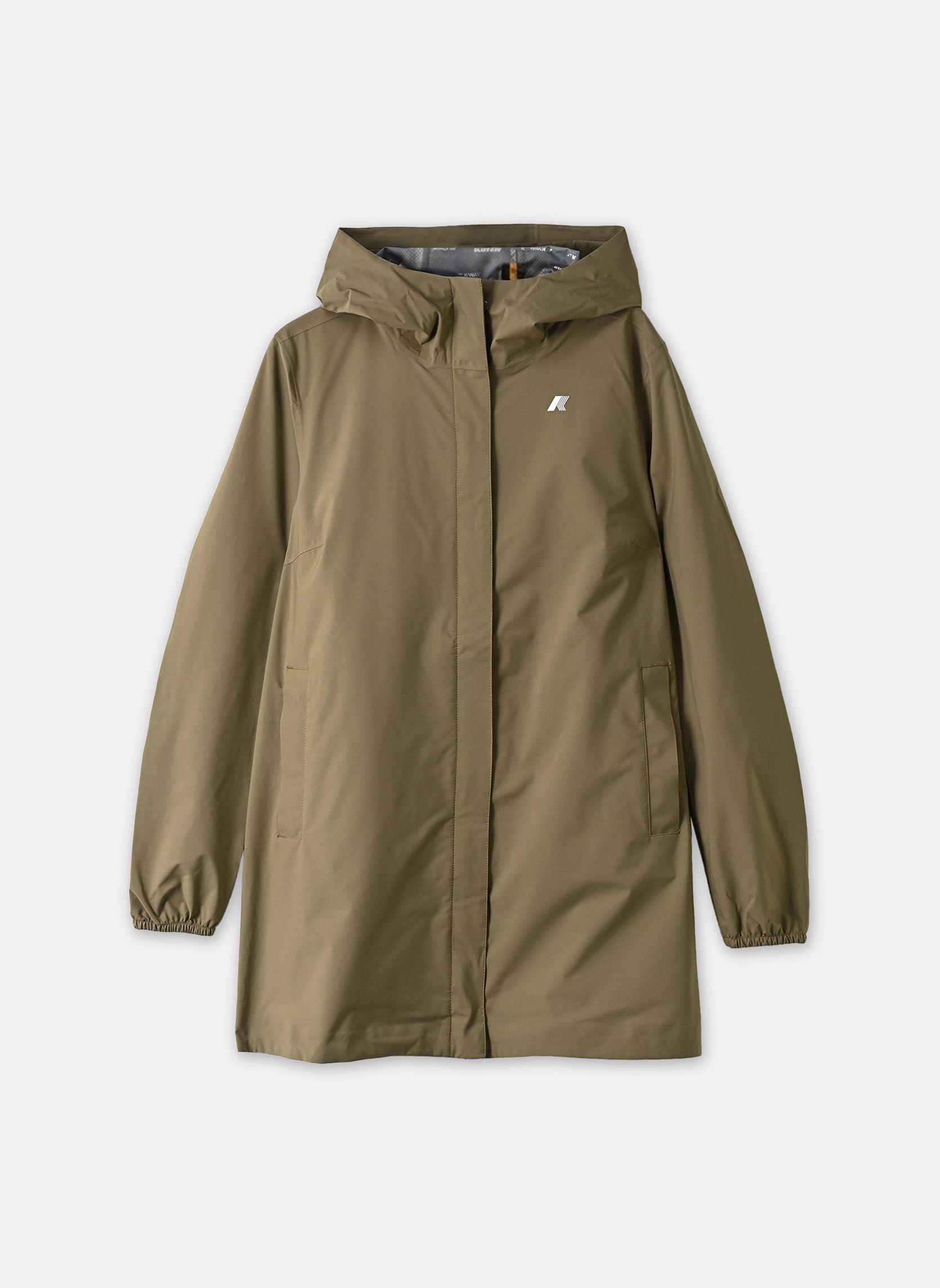 Vestes imperméable Sophie eco Stretch Dot V femme kaki K-Way Vestes imperméable Sophie eco Stretch Dot V femme kaki GREEN ARMY
