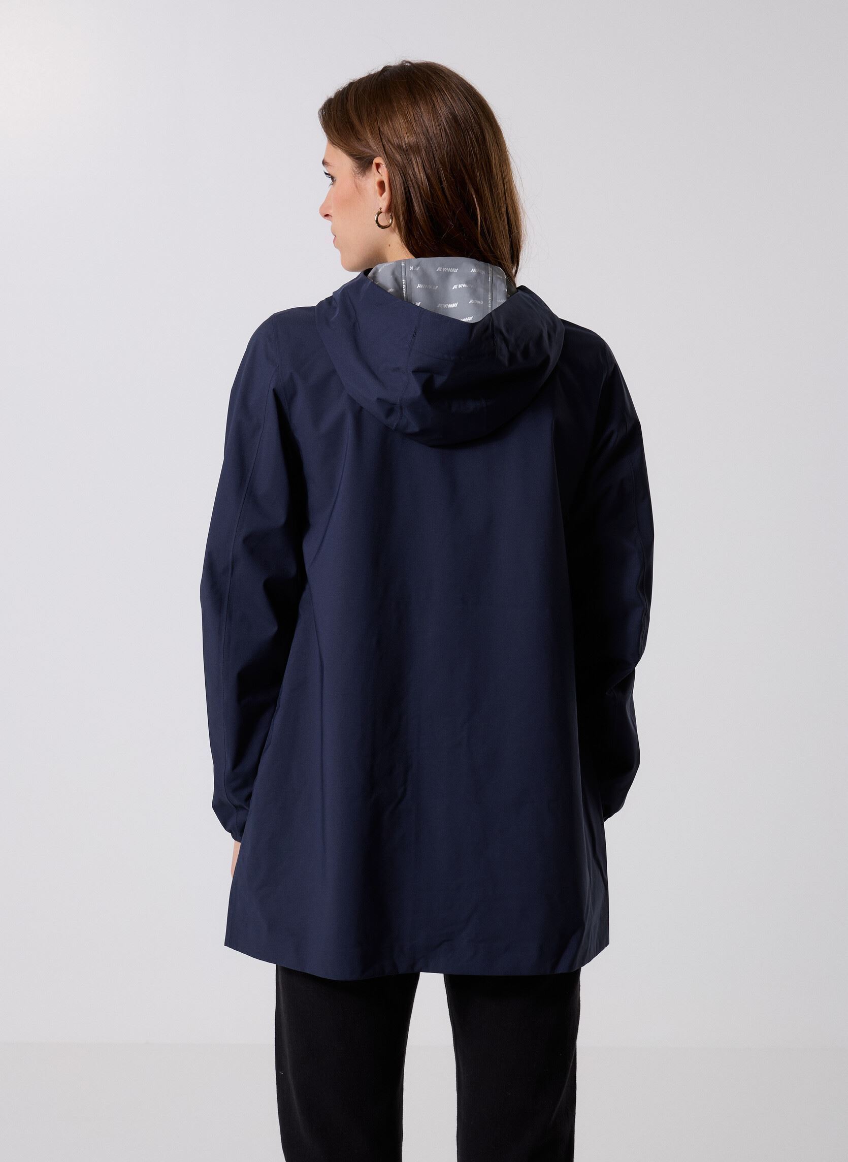 Regenjacken Sophie eco Stretch Dot V damen blau K-Way Regenjacken Sophie eco Stretch Dot V damen blau BLUE DEPHT