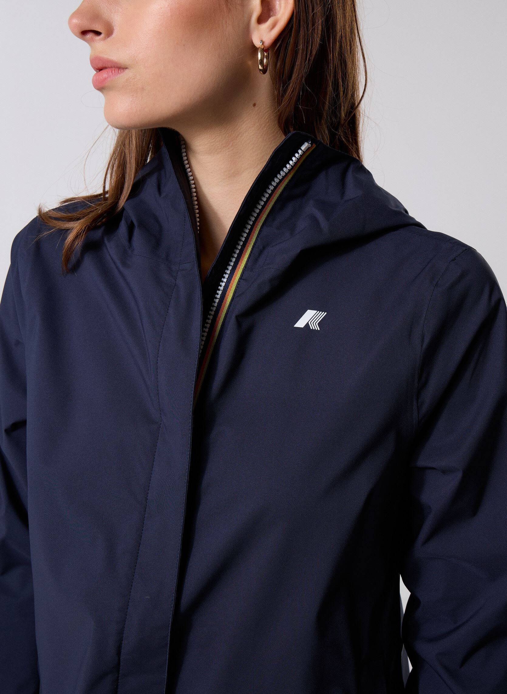 Regenjacken Sophie eco Stretch Dot V damen blau K-Way Regenjacken Sophie eco Stretch Dot V damen blau BLUE DEPHT
