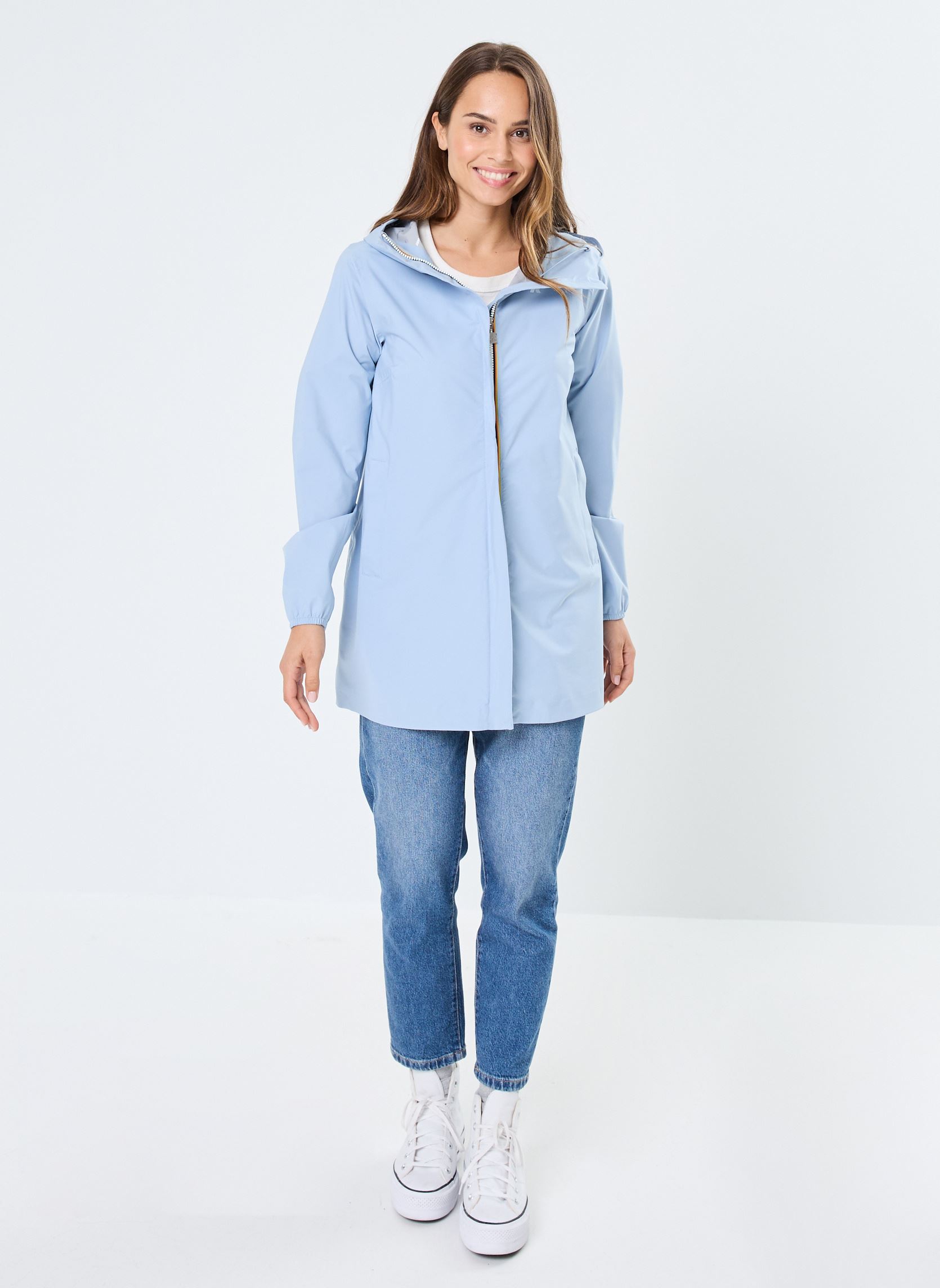 Regenjacken Sophie eco Stretch Dot V damen blau K-Way Regenjacken Sophie eco Stretch Dot V damen blau BLUE AVION