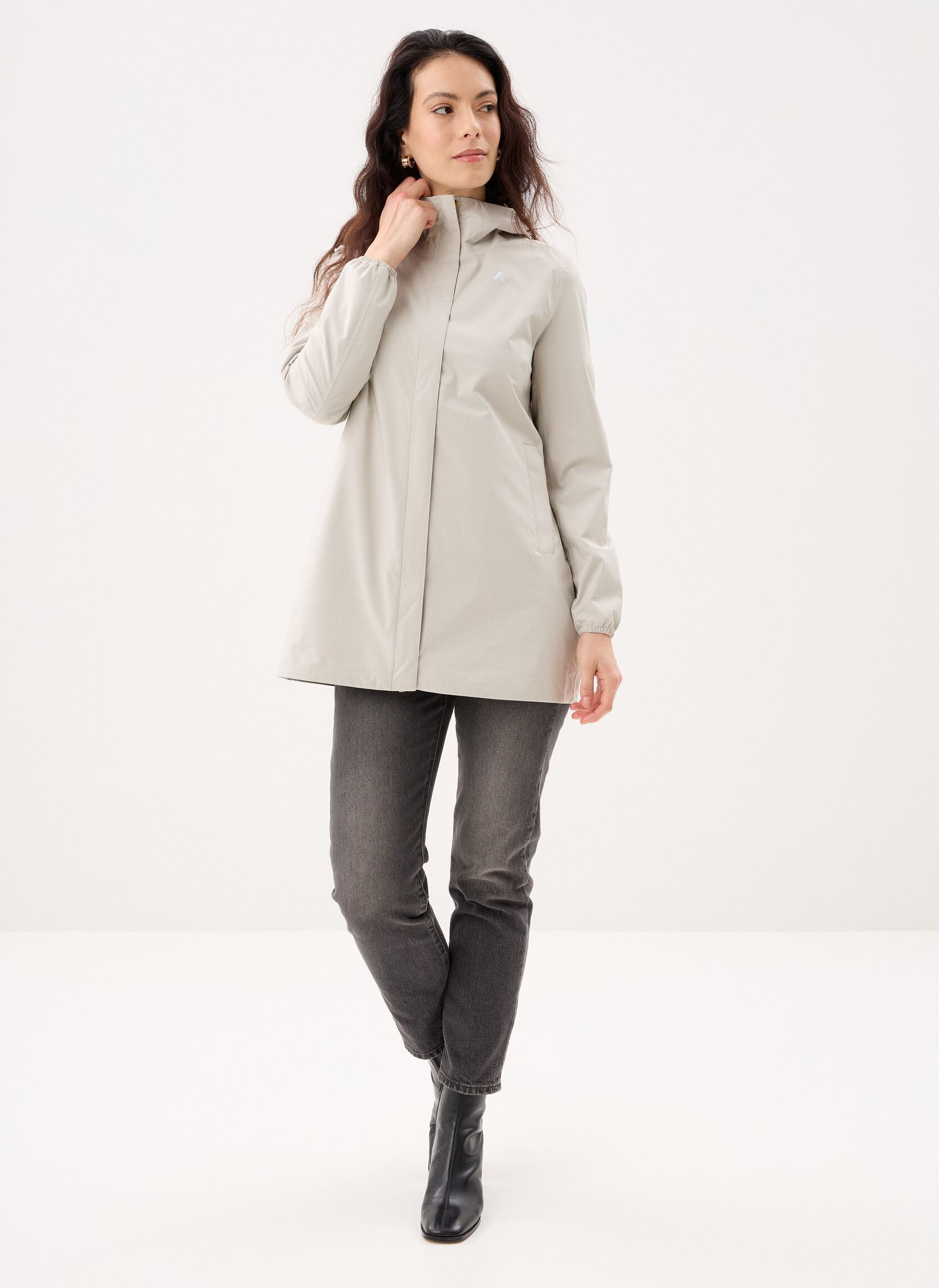 Vestes imperméable Sophie eco Stretch Dot V femme beige K-Way Vestes imperméable Sophie eco Stretch Dot V femme beige BEIGE LT