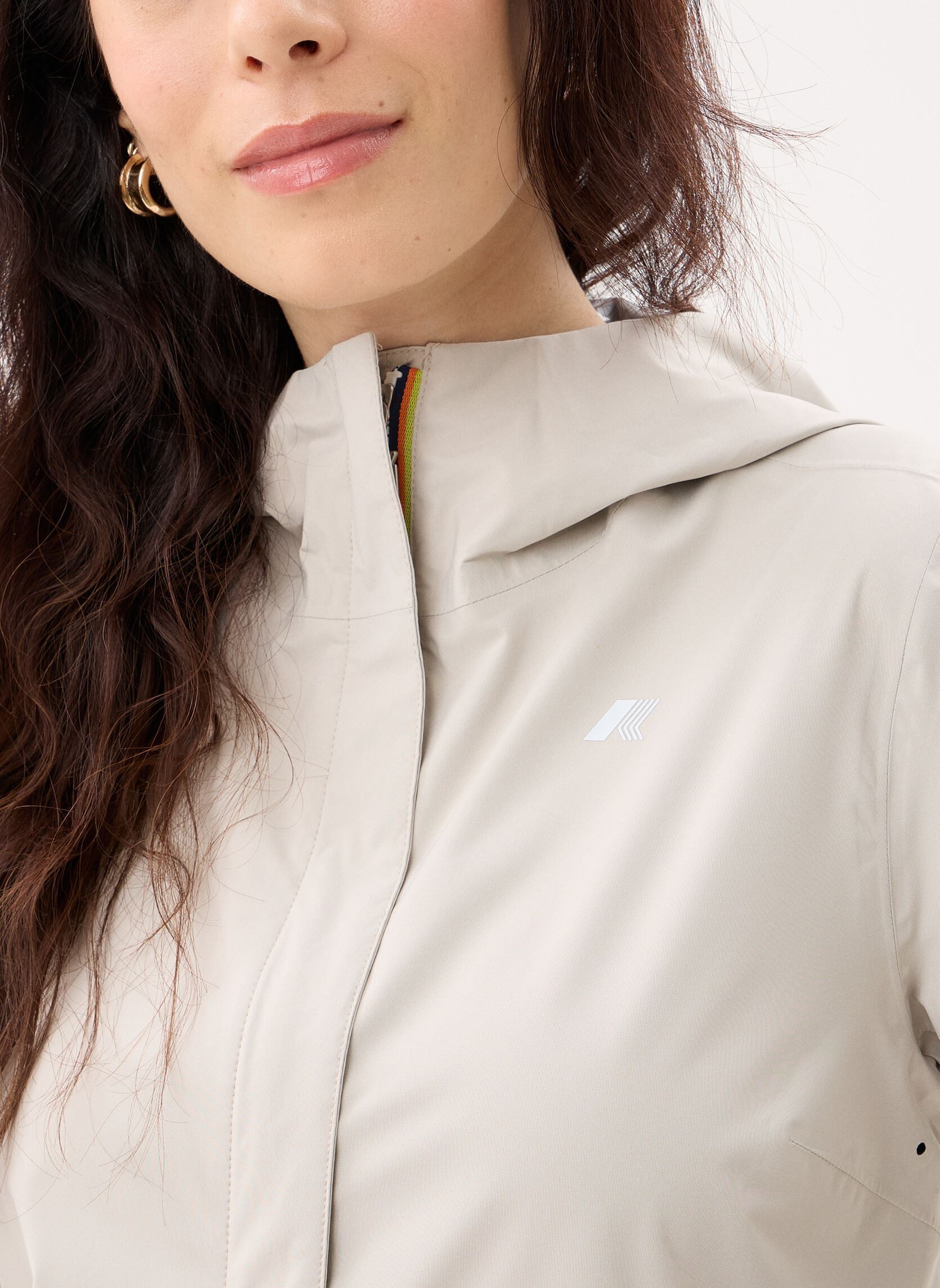 Vestes imperméable Sophie eco Stretch Dot V femme beige K-Way Vestes imperméable Sophie eco Stretch Dot V femme beige BEIGE LT
