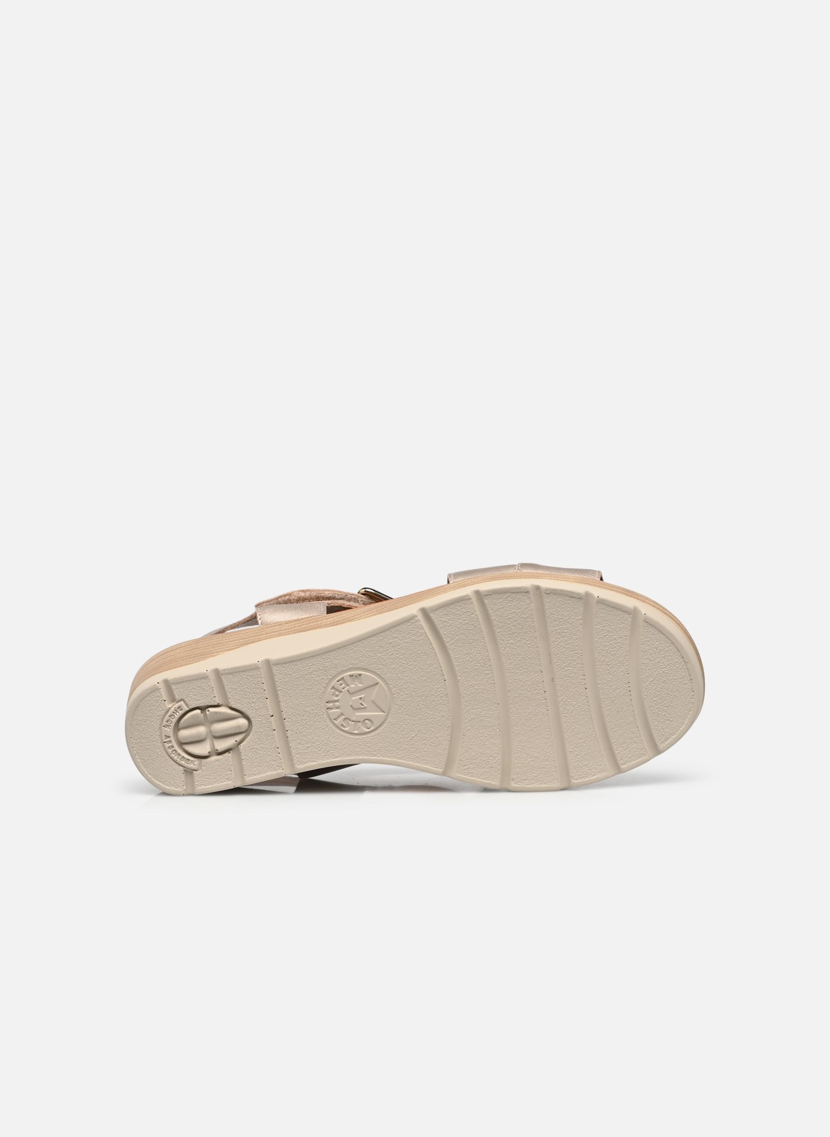 Keil- und Plateausandalen Claudine damen gold und bronze Mephisto Keil- und Plateausandalen Claudine damen gold und bronze PLATINUM