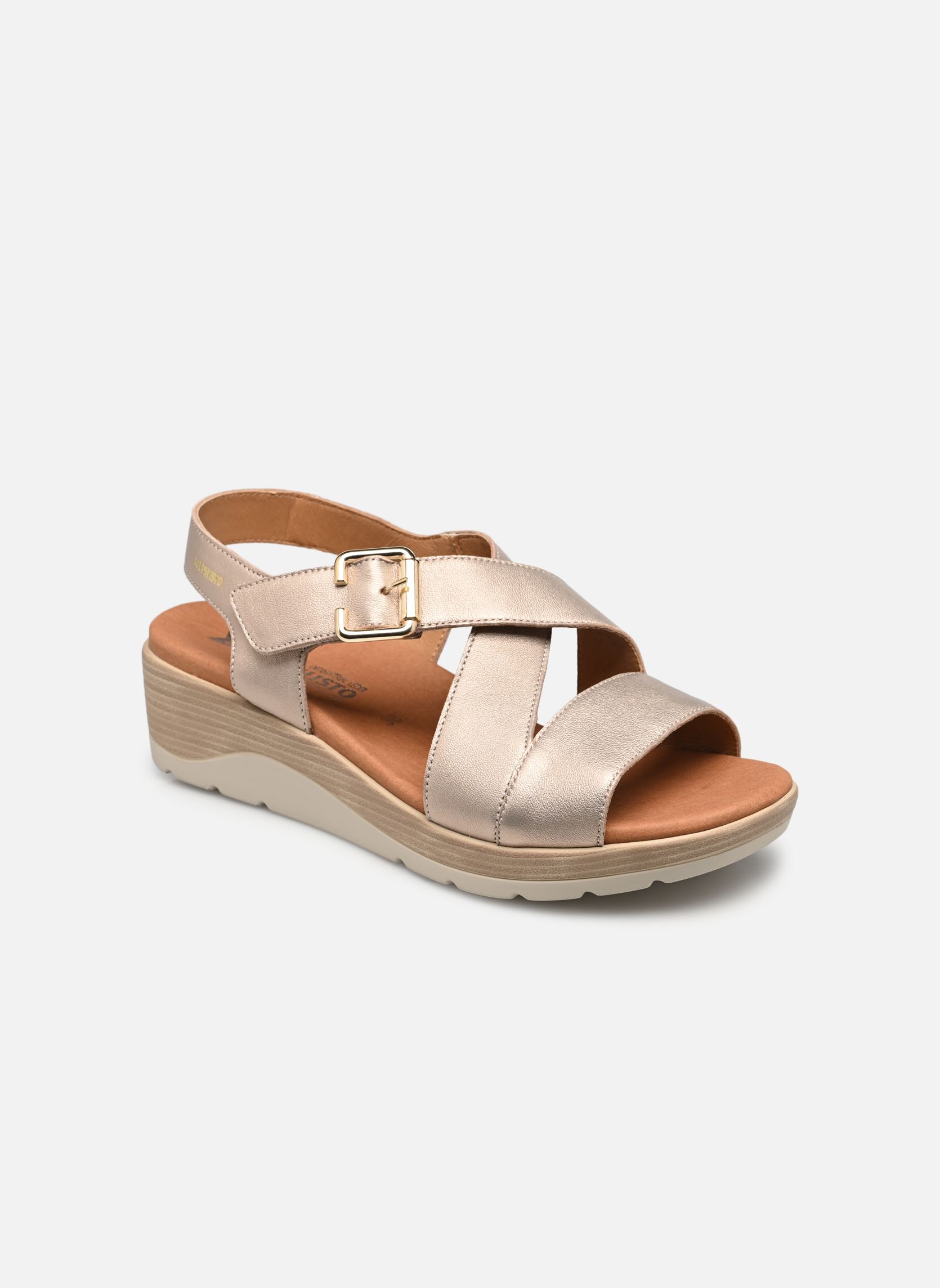 Keil- und Plateausandalen Claudine damen gold und bronze Mephisto Keil- und Plateausandalen Claudine damen gold und bronze PLATINUM