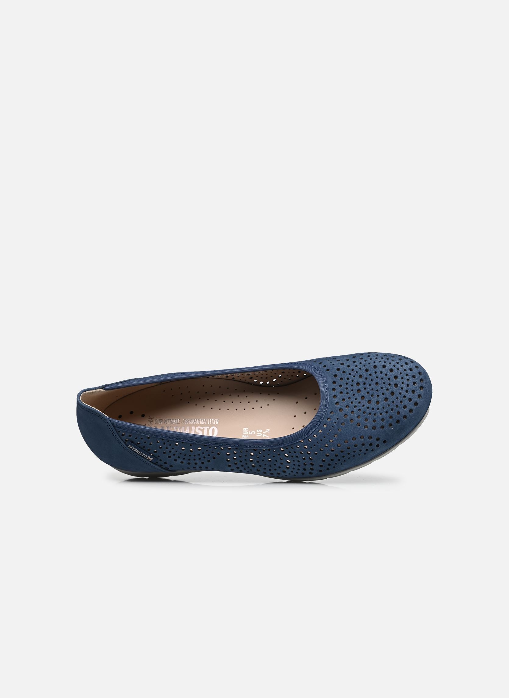 Ballerines classiques Elsie Perf femme bleu Mephisto Ballerines classiques Elsie Perf femme bleu DENIM