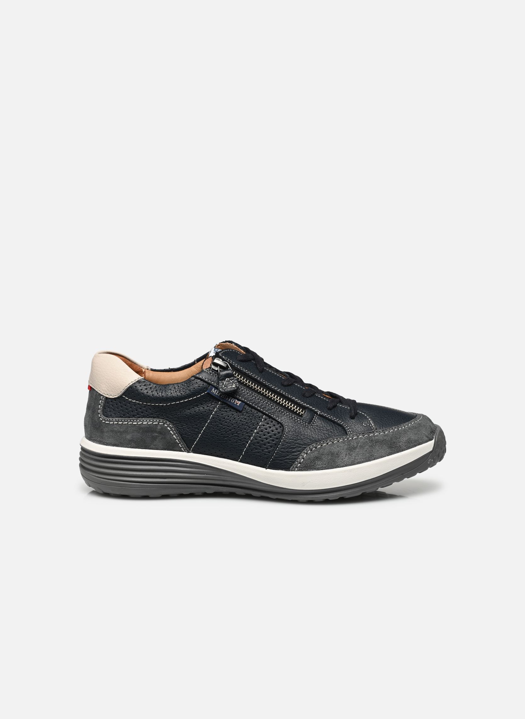Niedrige Sneaker Sacco herren blau Mephisto Niedrige Sneaker Sacco herren blau STEEL