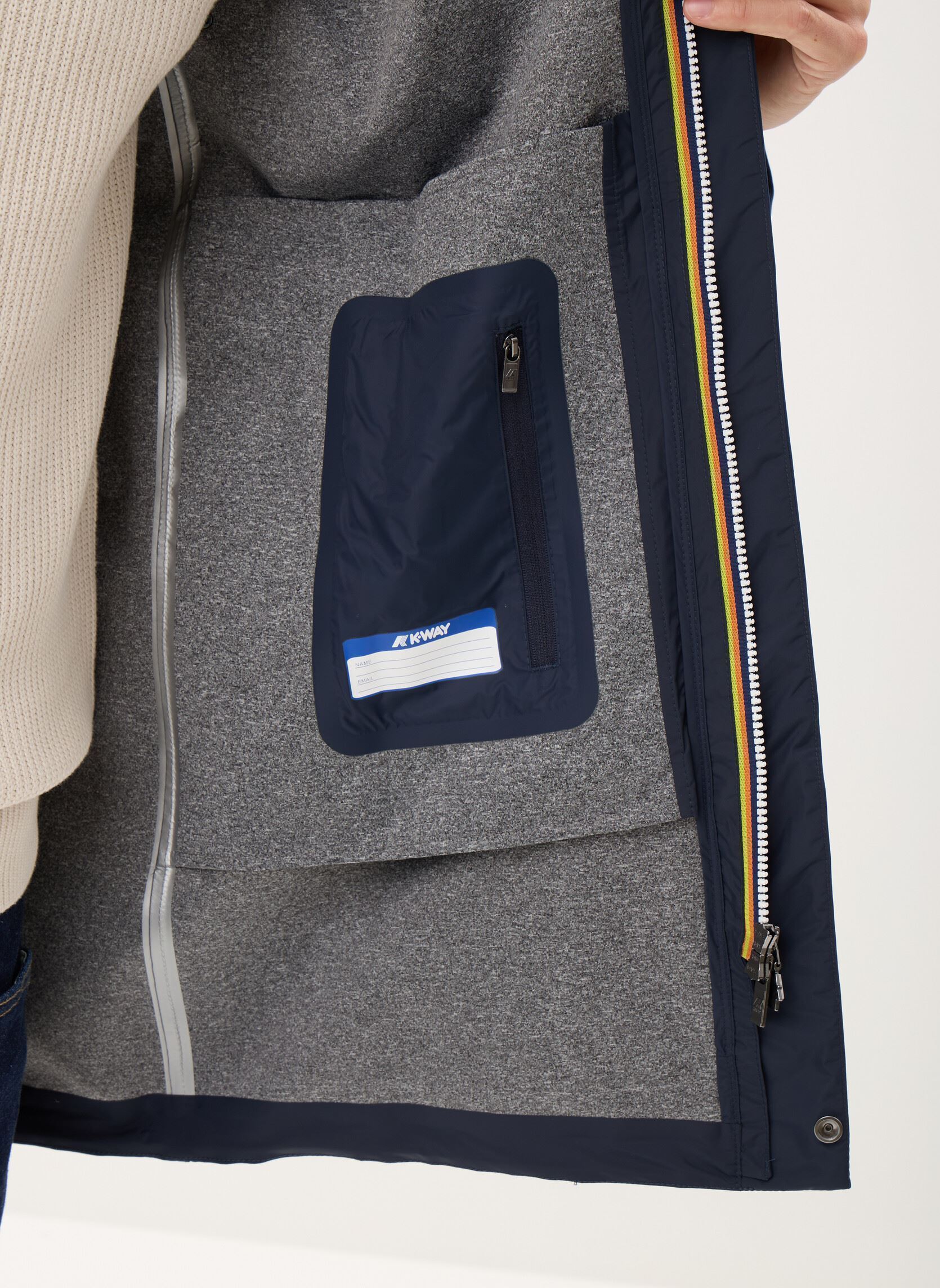 Vestes imperméables Thommy Bonded Jersey V M homme bleu K-Way Vestes imperméables Thommy Bonded Jersey V M homme bleu DEPHT BLUE