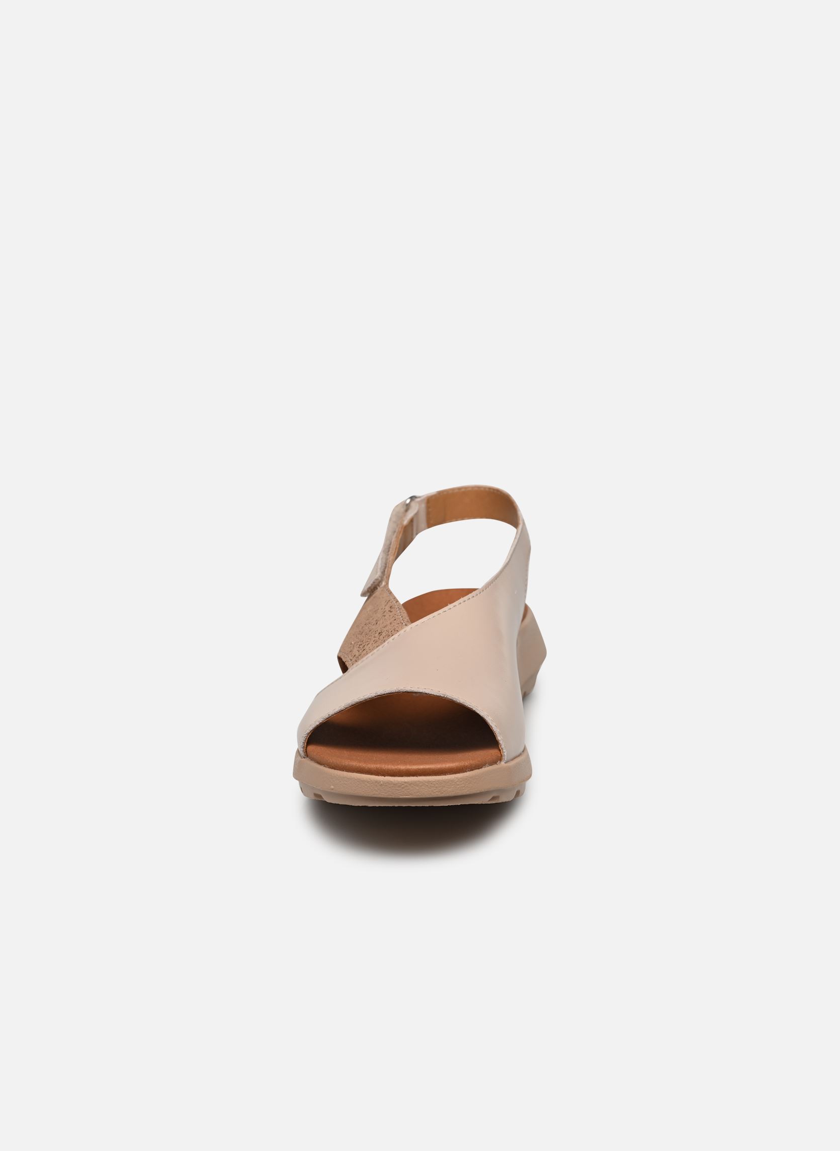 Sandalen met sleehak en plateau Tomazia dames beige Mephisto Sandalen met sleehak en plateau Tomazia dames beige LIGHT TAUPE