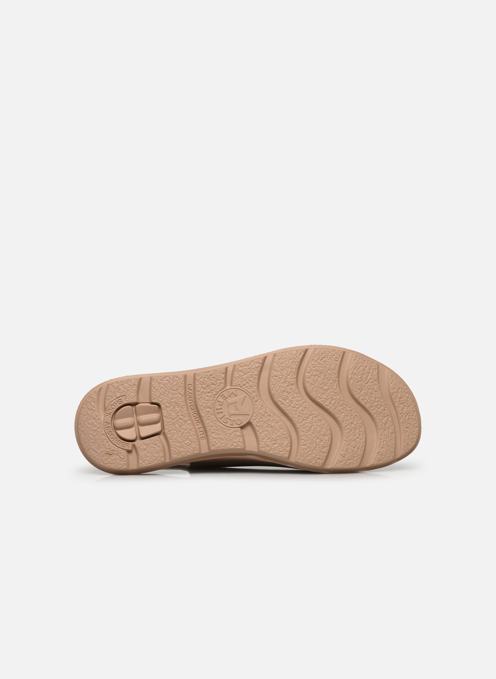 Sandalen met sleehak en plateau Tomazia dames beige Mephisto Sandalen met sleehak en plateau Tomazia dames beige LIGHT TAUPE