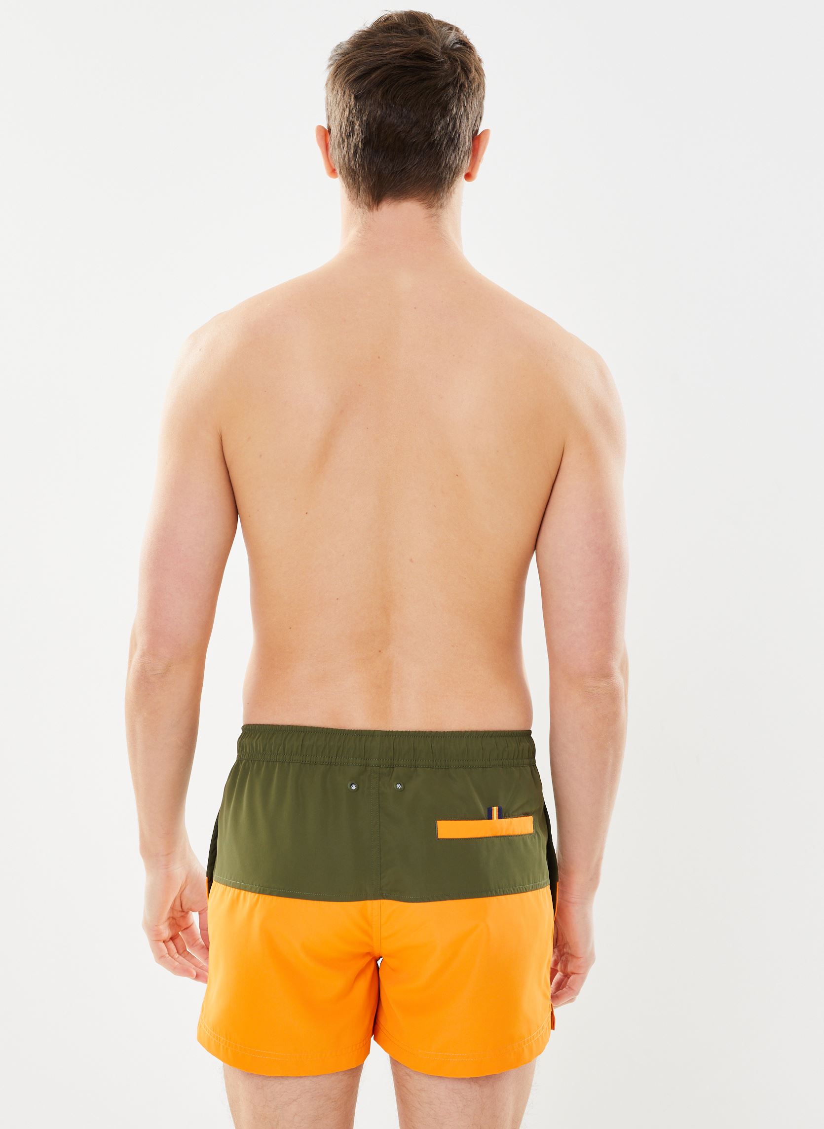 Shorts de bain Leslie homme multicolore K-Way Shorts de bain Leslie homme multicolore GREEN C - ORANGE MD