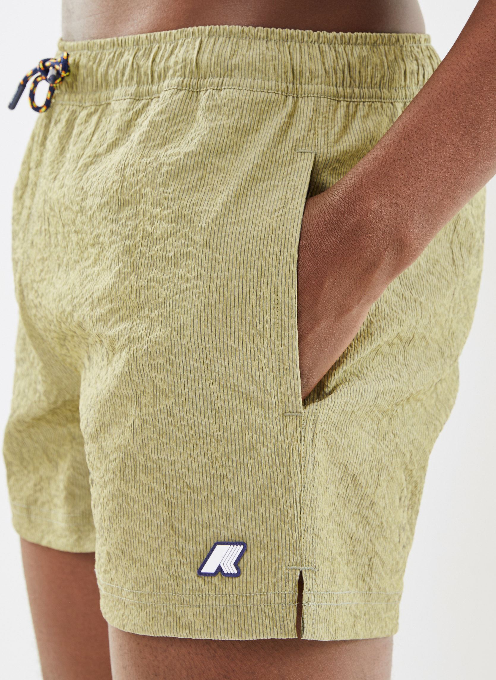 Shorts de bain Loiret homme vert K-Way Shorts de bain Loiret homme vert GREEN STRIPES