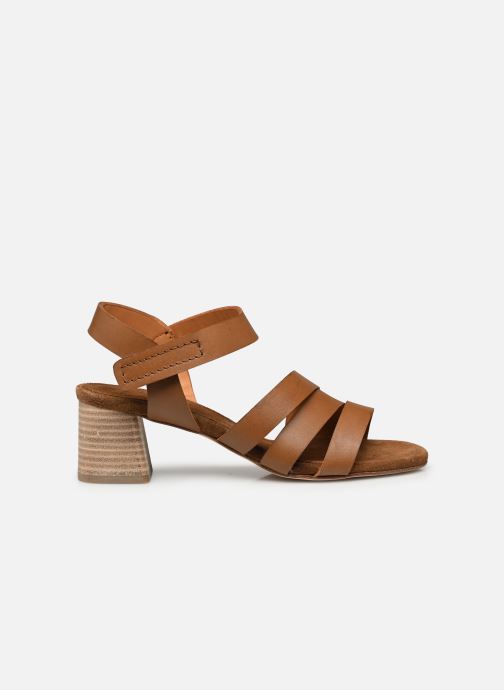 Sandales et nu-pieds Anonymous Copenhagen Rouge Marron vue derrière