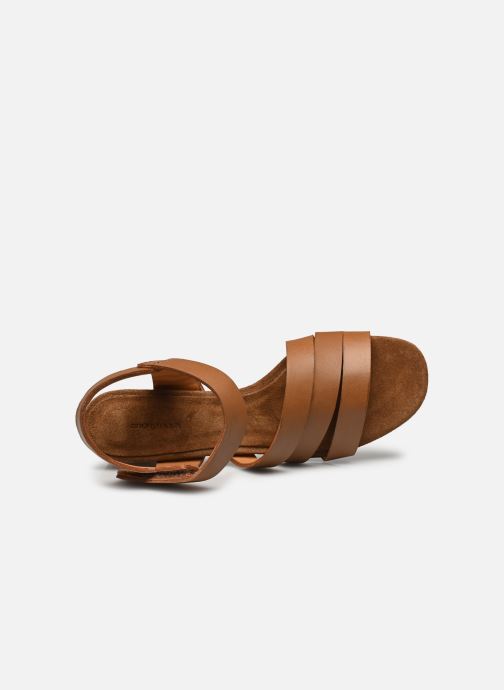 Sandales et nu-pieds Anonymous Copenhagen Rouge Marron vue gauche