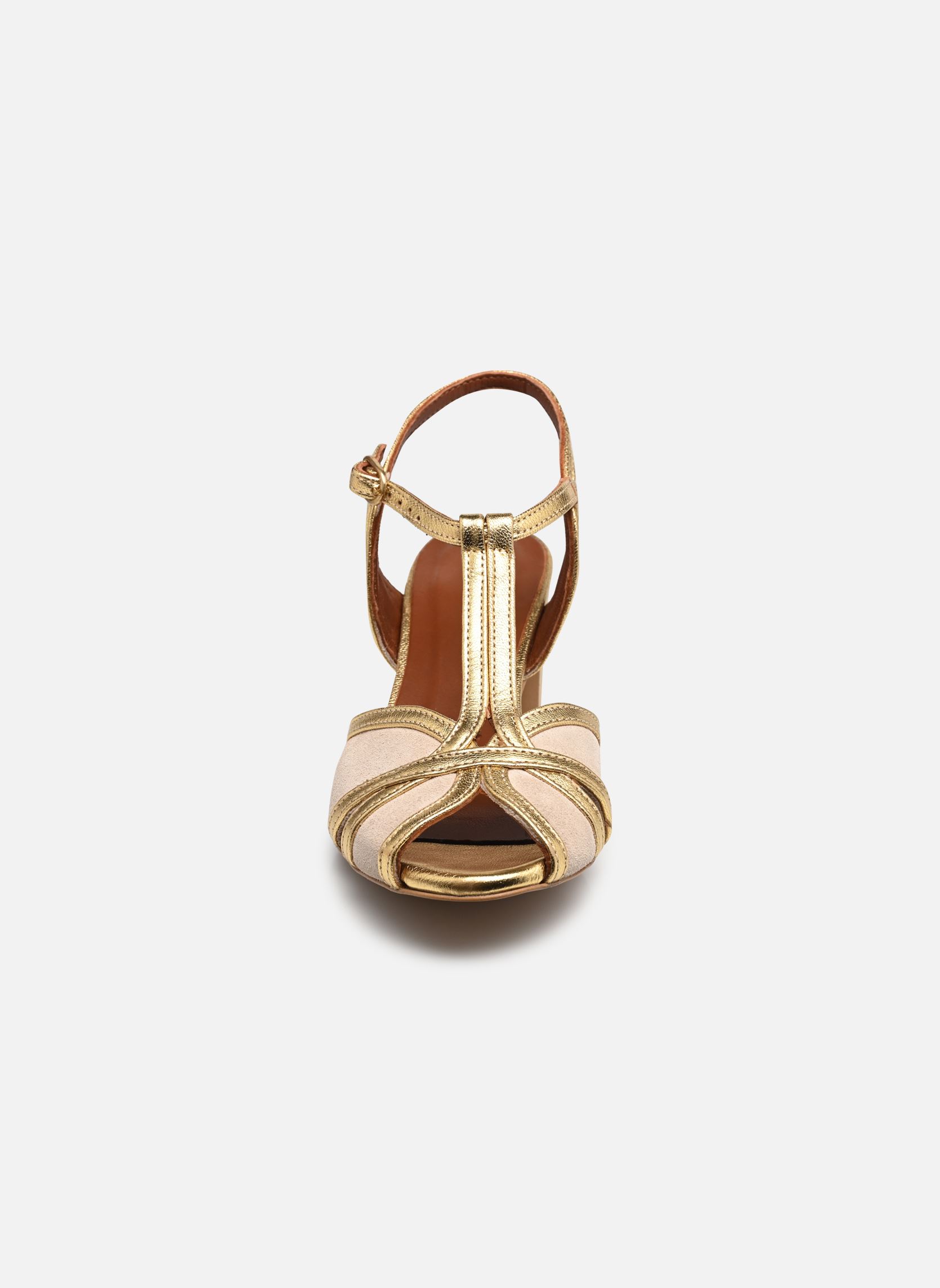 Sandales Therese 55 femme or et bronze Anonymous Copenhagen Sandales Therese 55 femme or et bronze GOLD & VANILLA CREAM