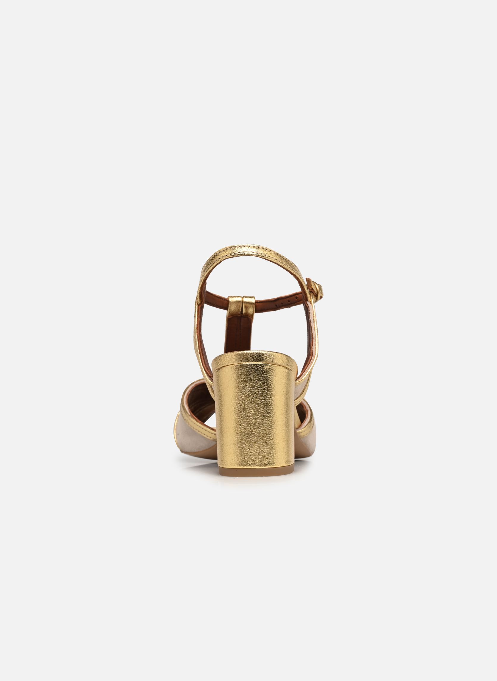 Sandales Therese 55 femme or et bronze Anonymous Copenhagen Sandales Therese 55 femme or et bronze GOLD & VANILLA CREAM
