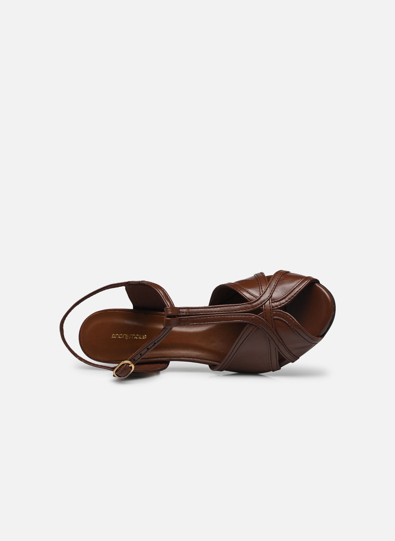 Sandali Therese 55 donna marrone Anonymous Copenhagen Sandali Therese 55 donna marrone SHINY LAMB CHOCOLATE