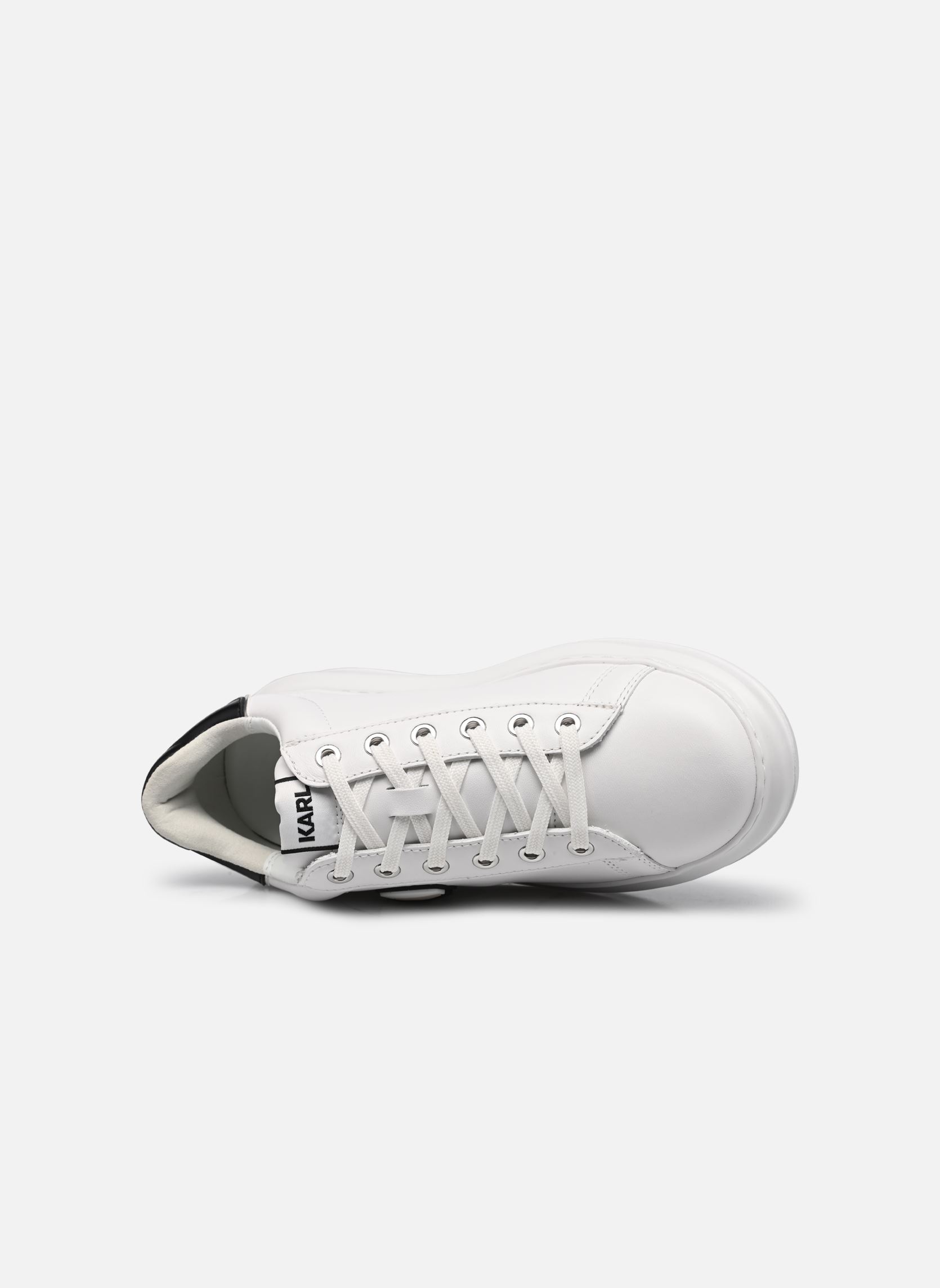 Baskets basses Kapri Karl Nft Lo Lace femme blanc Karl Lagerfeld Baskets basses Kapri Karl Nft Lo Lace femme blanc White Lthr