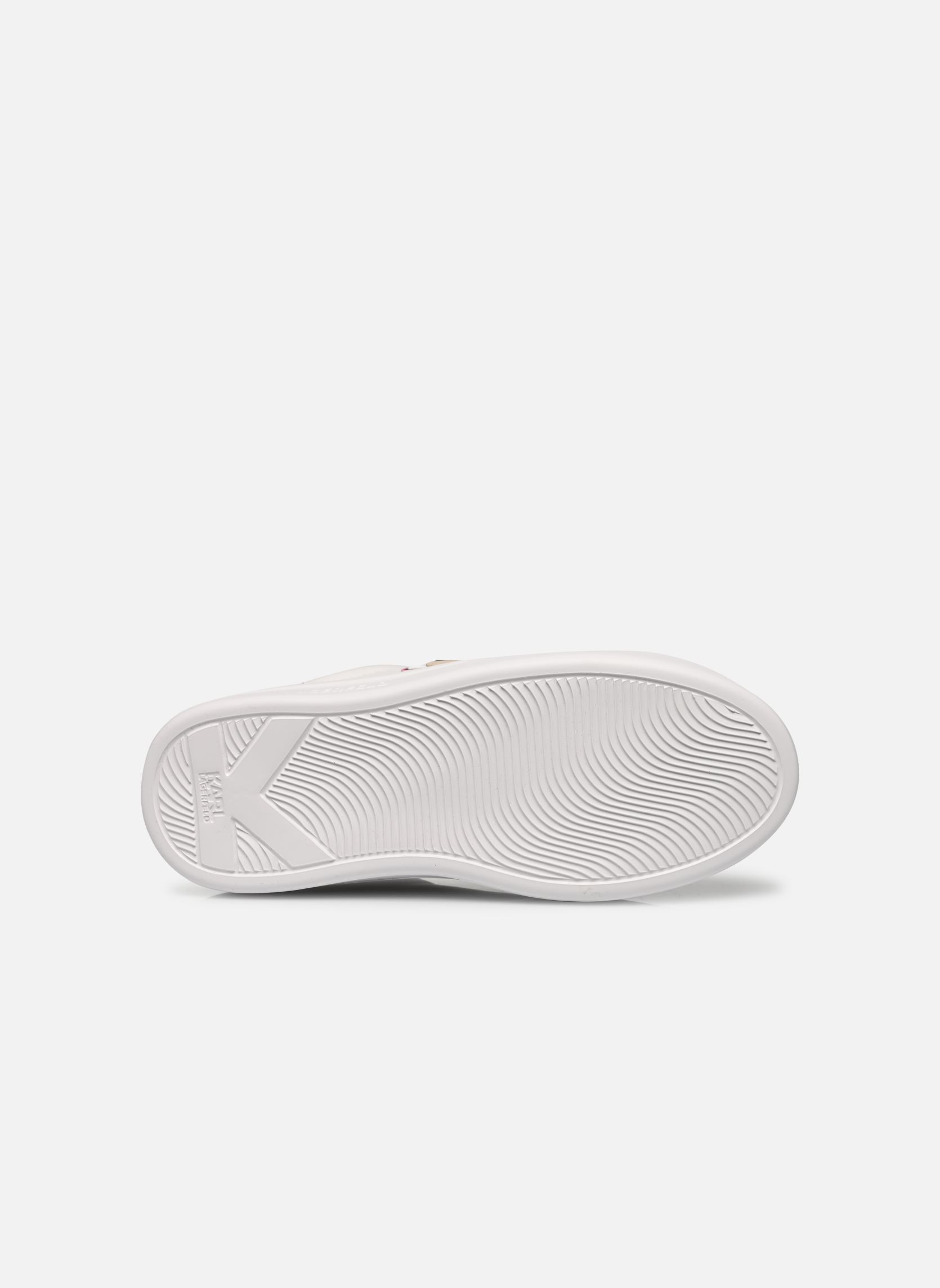 Lage sneakers Kapri Karl Nft Lo Lace dames wit Karl Lagerfeld Lage sneakers Kapri Karl Nft Lo Lace dames wit White Lthr W/Pink