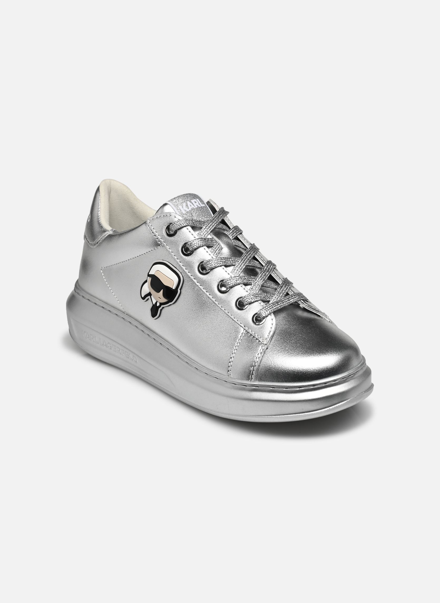 Niedrige Sneaker Kapri Karl Nft Lo Lace Silver damen silber Karl Lagerfeld Niedrige Sneaker Kapri Karl Nft Lo Lace Silver damen silber Silver Textured Lthr