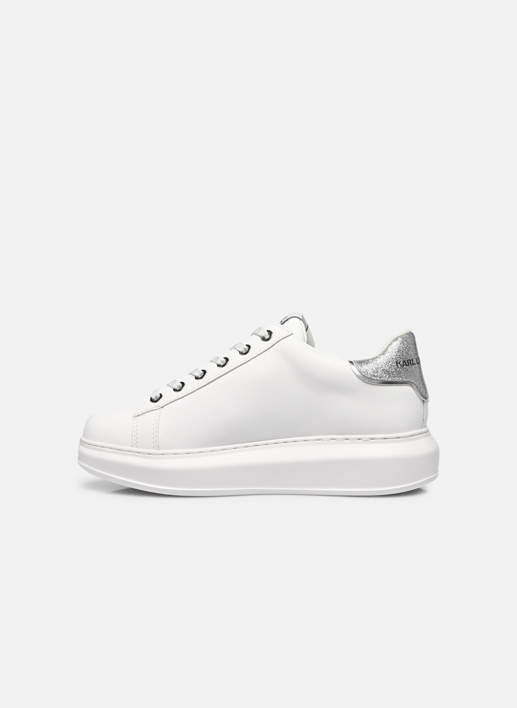 Baskets basses Kapri Signia Rhinestone Lo femme blanc Karl Lagerfeld Baskets basses Kapri Signia Rhinestone Lo femme blanc White Lthr w/Silver N