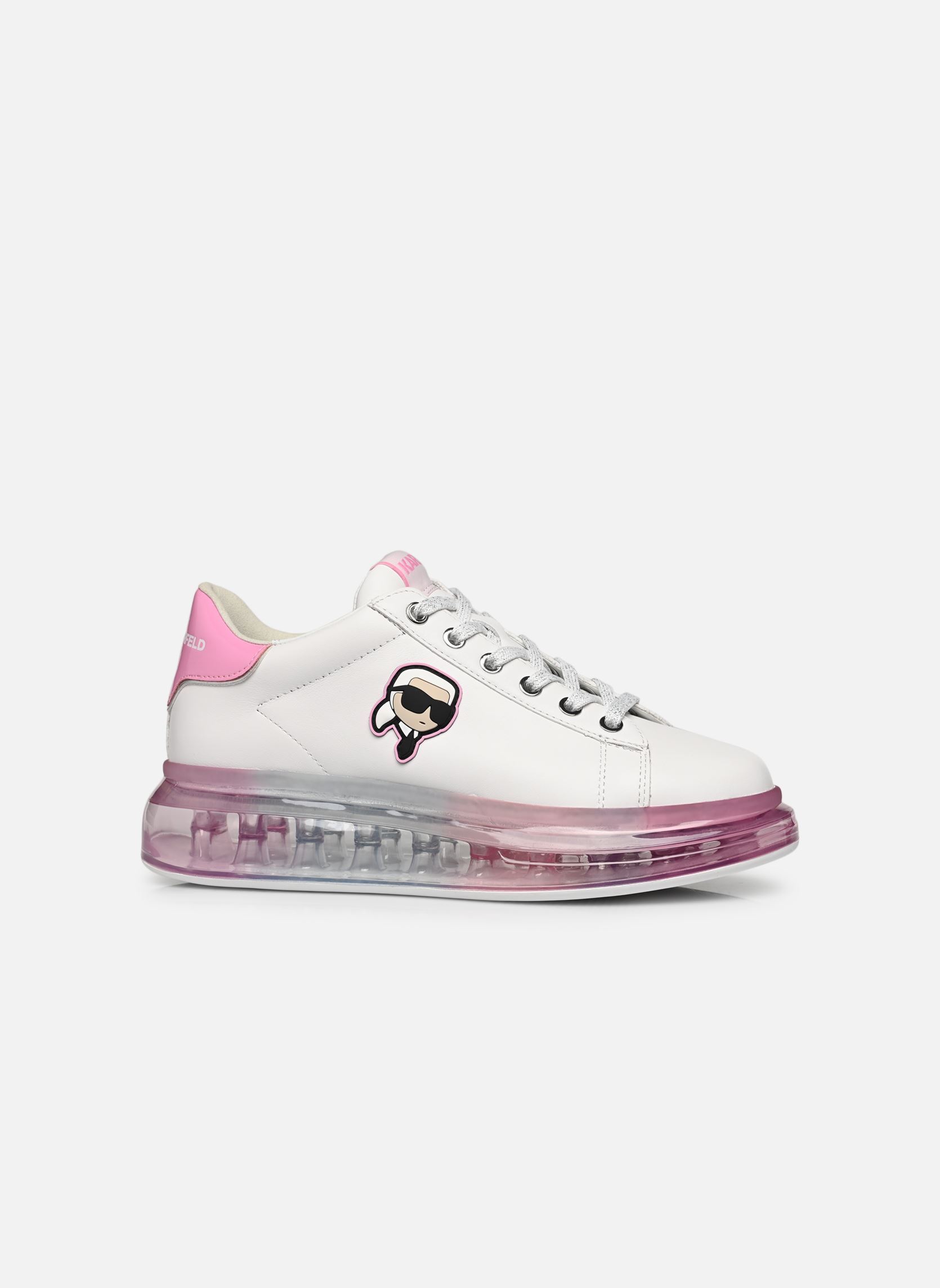 Sneakers basse Kapri Kushion Karl Nft Lo Lace donna bianco Karl Lagerfeld Sneakers basse Kapri Kushion Karl Nft Lo Lace donna bianco White Lthr W/Pink