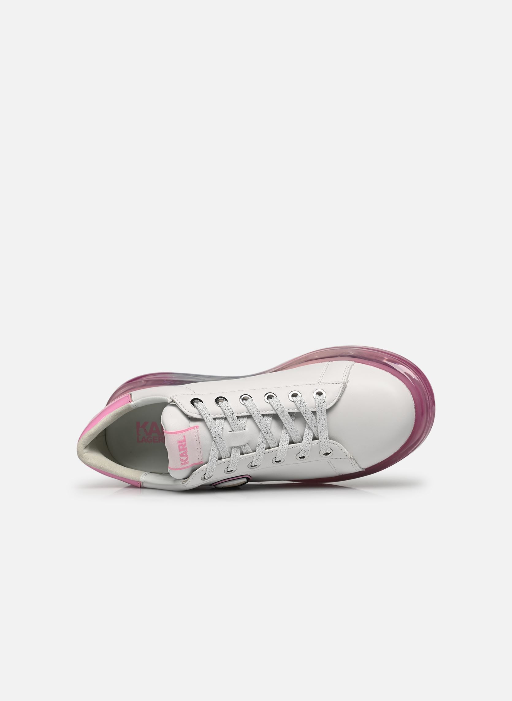 Sneakers basse Kapri Kushion Karl Nft Lo Lace donna bianco Karl Lagerfeld Sneakers basse Kapri Kushion Karl Nft Lo Lace donna bianco White Lthr W/Pink