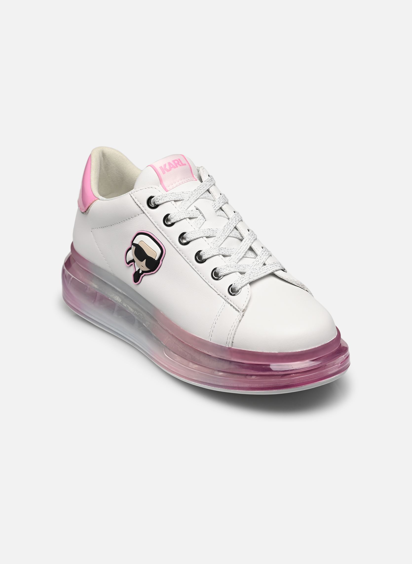 Sneakers basse Kapri Kushion Karl Nft Lo Lace donna bianco Karl Lagerfeld Sneakers basse Kapri Kushion Karl Nft Lo Lace donna bianco White Lthr W/Pink