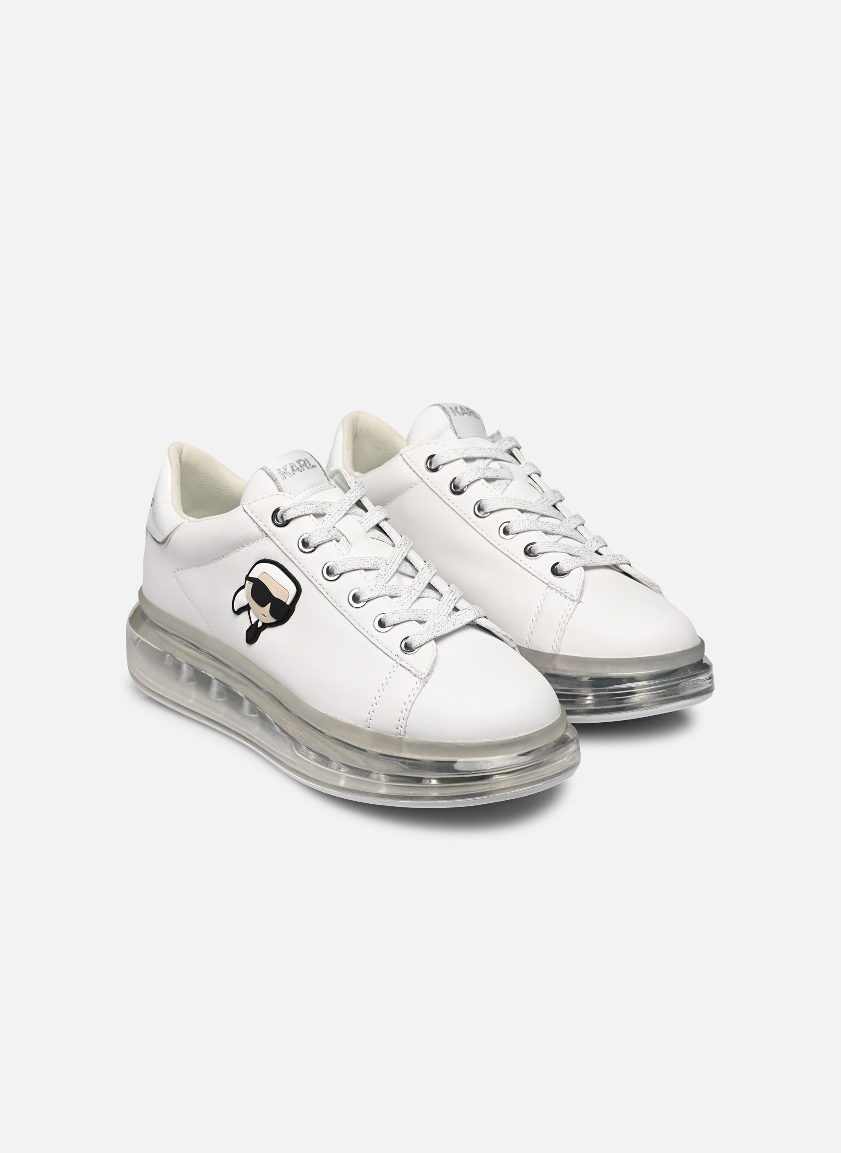 Niedrige Sneaker Kapri Kushion Karl Nft Lo Lace damen weiß Karl Lagerfeld Niedrige Sneaker Kapri Kushion Karl Nft Lo Lace damen weiß White Lthr W/Silver