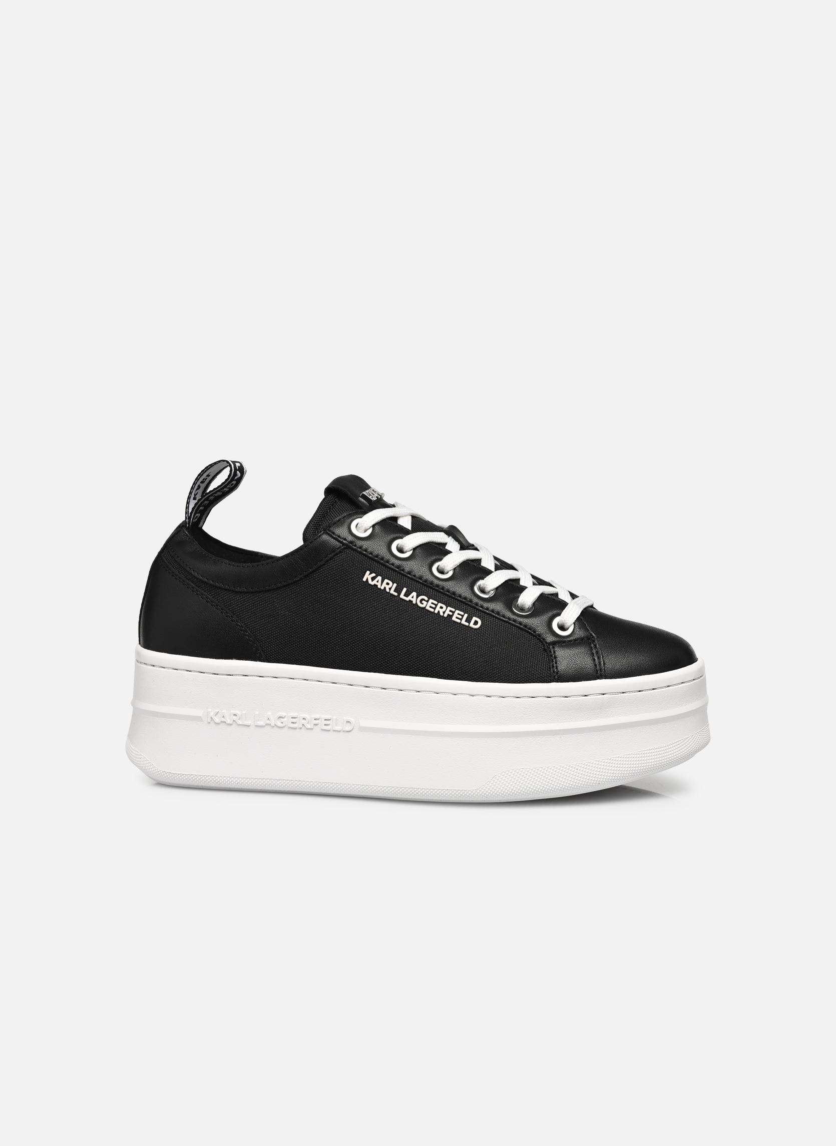 Sleehak sneakers Kobo Iii Lo Lace dames zwart Karl Lagerfeld Sleehak sneakers Kobo Iii Lo Lace dames zwart BLACK LTHR & TEXTILE