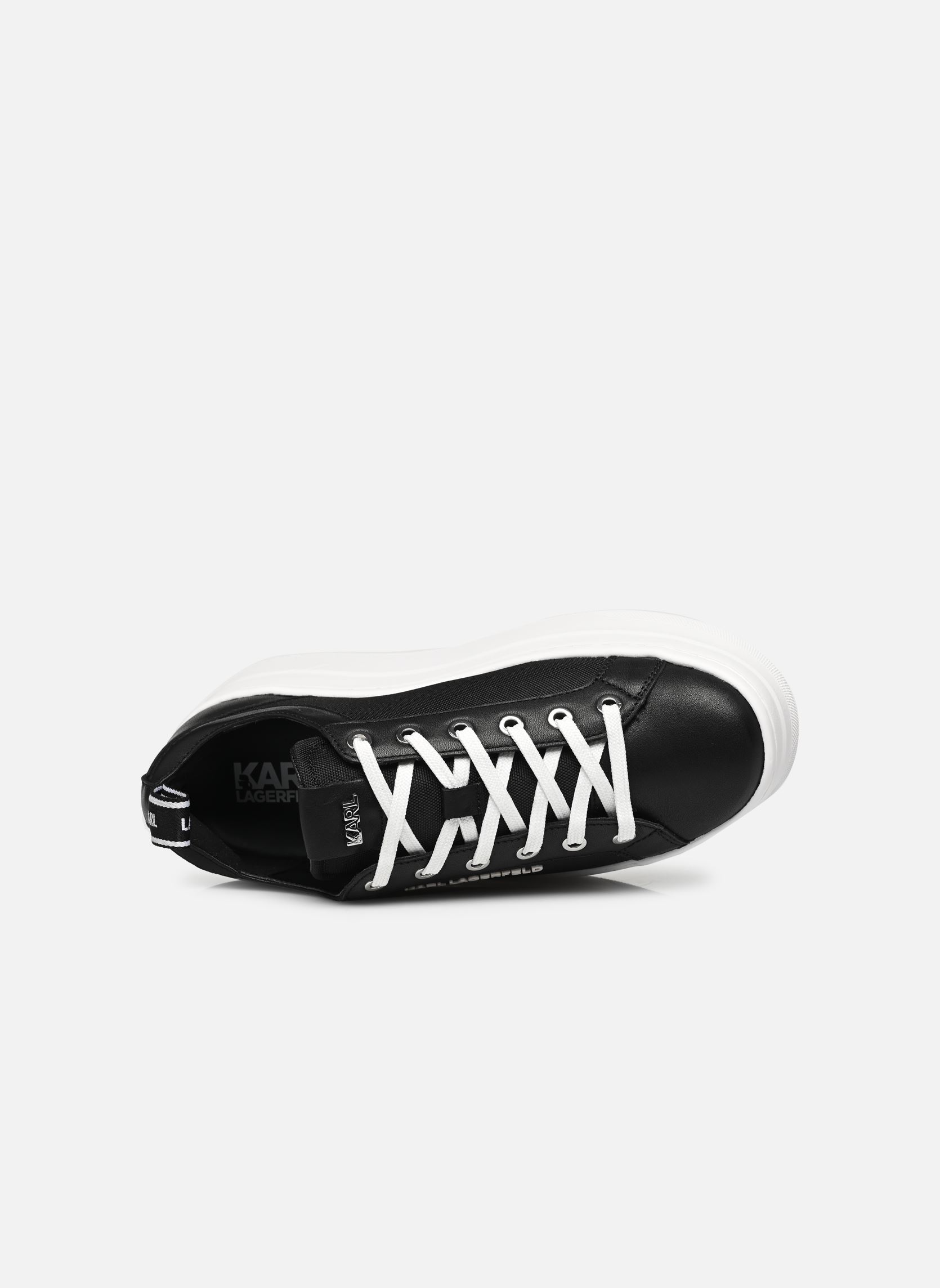 Sleehak sneakers Kobo Iii Lo Lace dames zwart Karl Lagerfeld Sleehak sneakers Kobo Iii Lo Lace dames zwart BLACK LTHR & TEXTILE