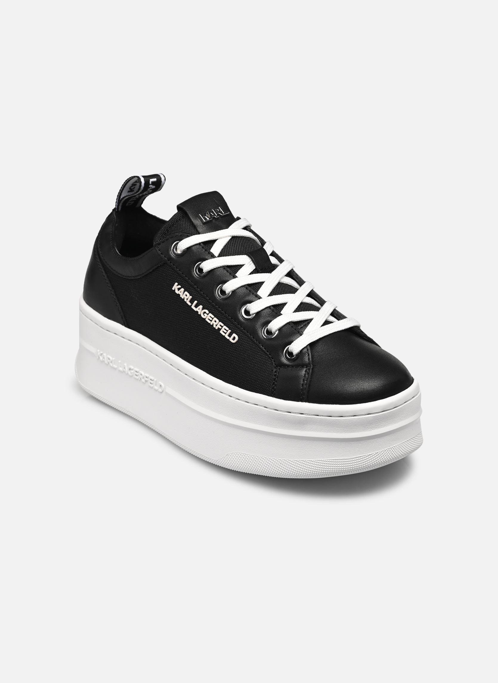 Sleehak sneakers Kobo Iii Lo Lace dames zwart Karl Lagerfeld Sleehak sneakers Kobo Iii Lo Lace dames zwart BLACK LTHR & TEXTILE