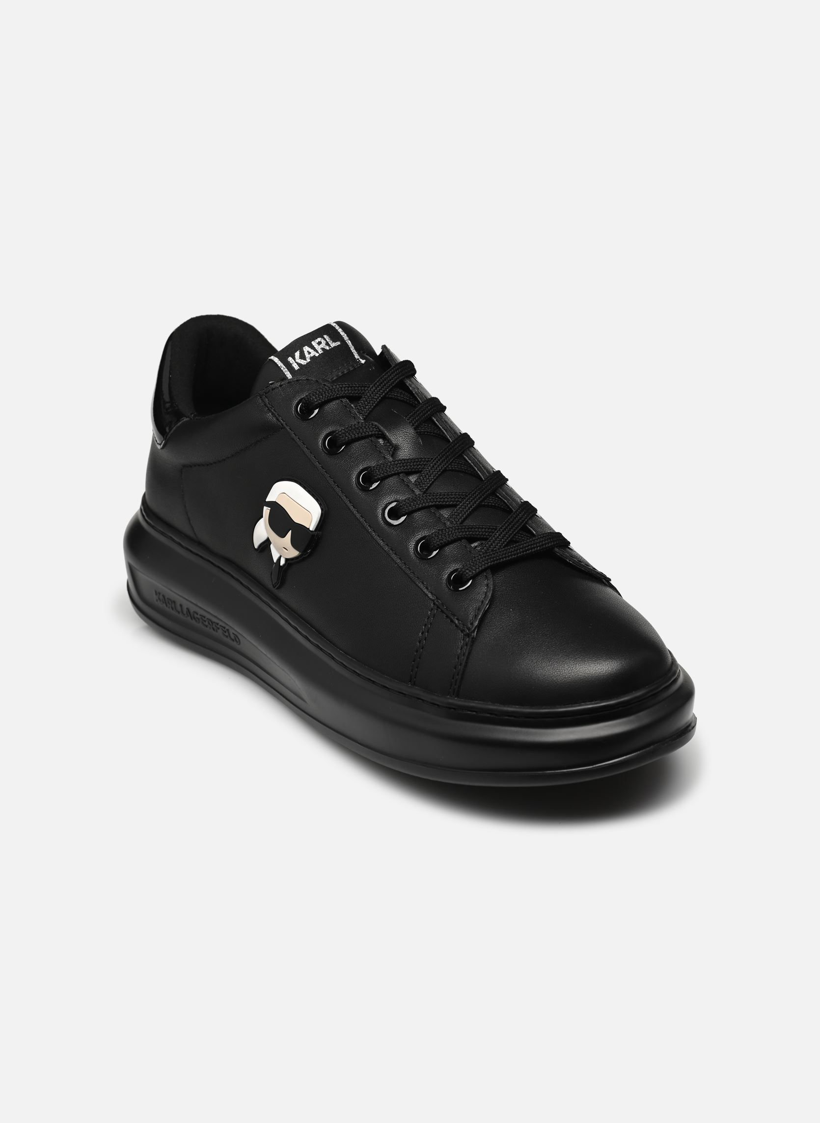 Baskets basses Kapri Mens Karl Nft Lo Lace homme noir Karl Lagerfeld Baskets basses Kapri Mens Karl Nft Lo Lace homme noir Black Lthr / Mono