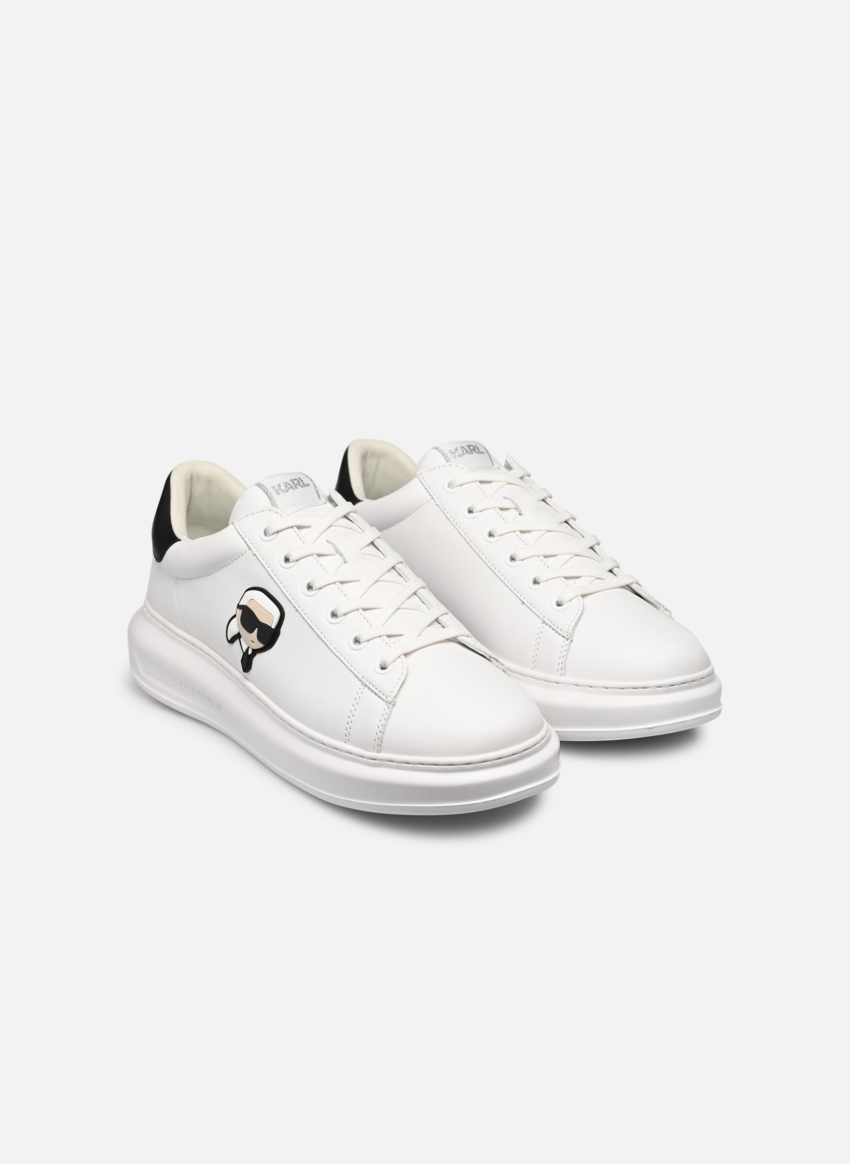 Zapatillas bajas Kapri Mens Karl Nft Lo Lace hombre blanco Karl Lagerfeld Zapatillas bajas Kapri Mens Karl Nft Lo Lace hombre blanco White Lthr