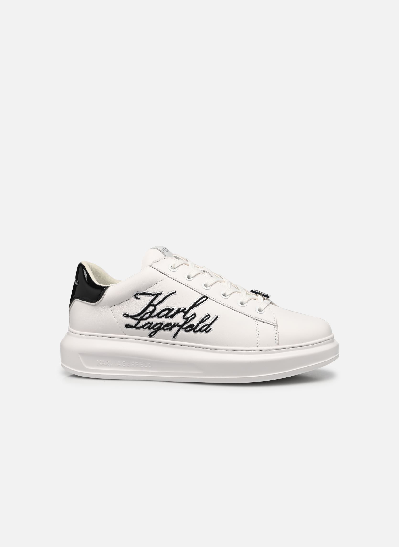 Sneakers basse Kapri Mens Signia Scroll Lo uomo bianco Karl Lagerfeld Sneakers basse Kapri Mens Signia Scroll Lo uomo bianco White Lthr