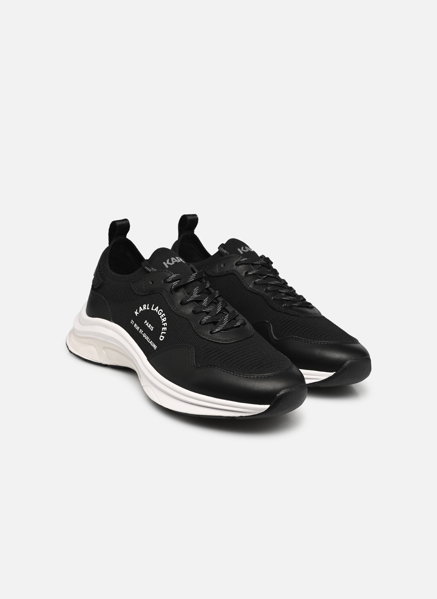 Baskets basses Lux Finesse Maison Karl Sock homme noir Karl Lagerfeld Baskets basses Lux Finesse Maison Karl Sock homme noir BLACK KNIT TEXTILE