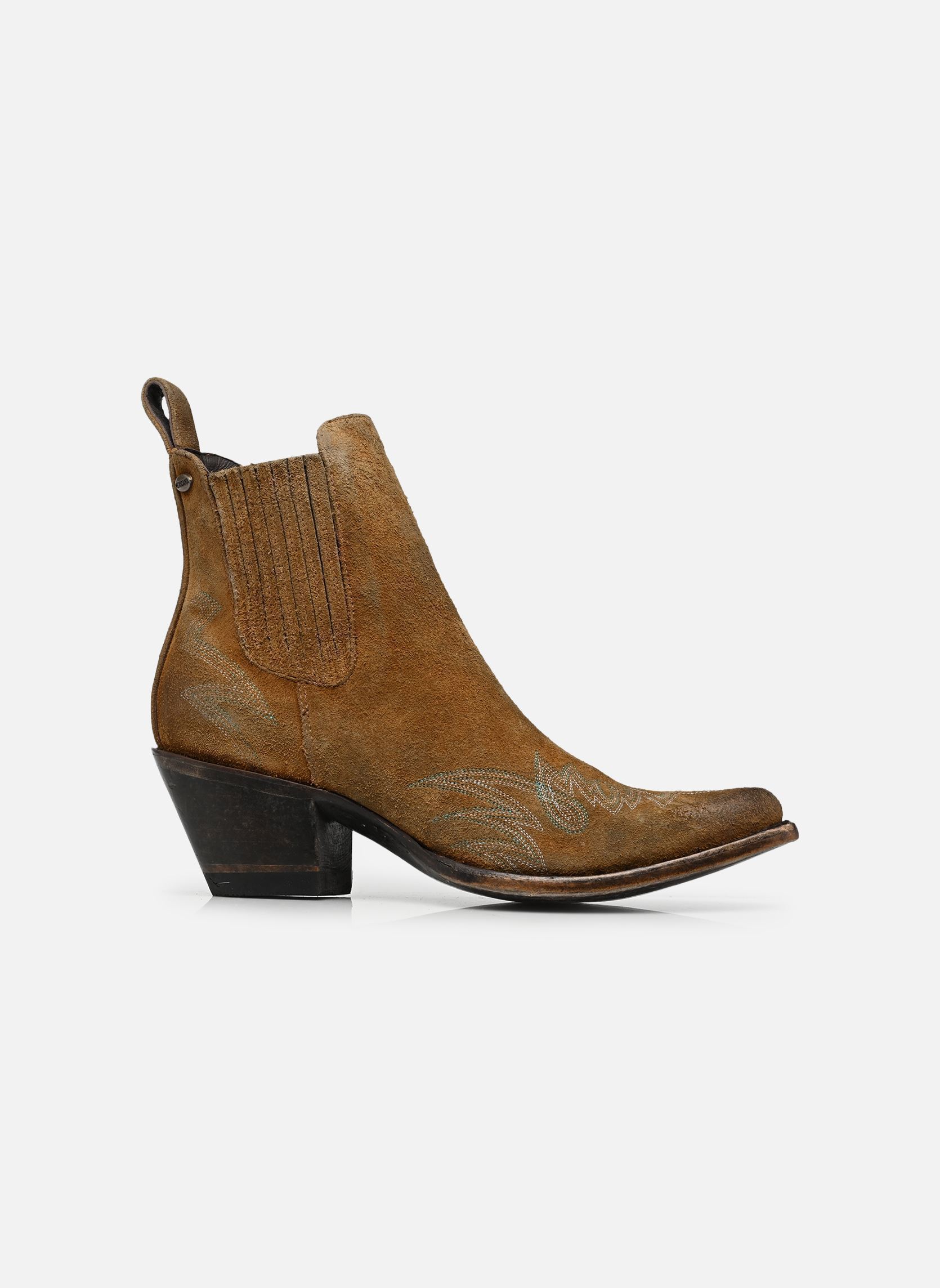 Bottines santiags Fury femme marron Mexicana Bottines santiags Fury femme marron GOLDEN BROWN
