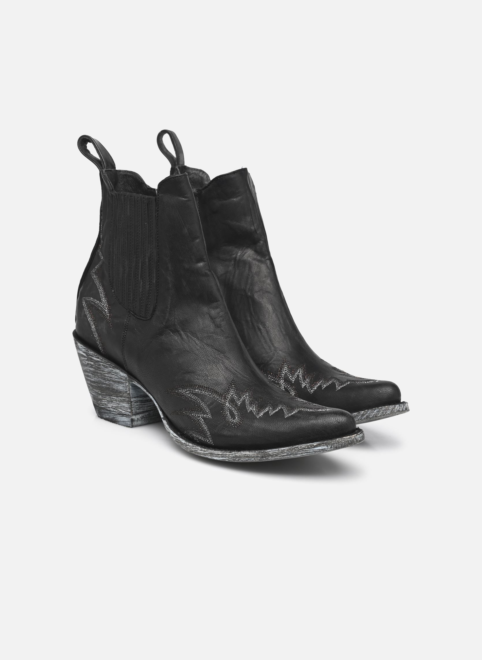 Cowboy-Stiefeletten Fury damen schwarz Mexicana Cowboy-Stiefeletten Fury damen schwarz BLACK METALLIC