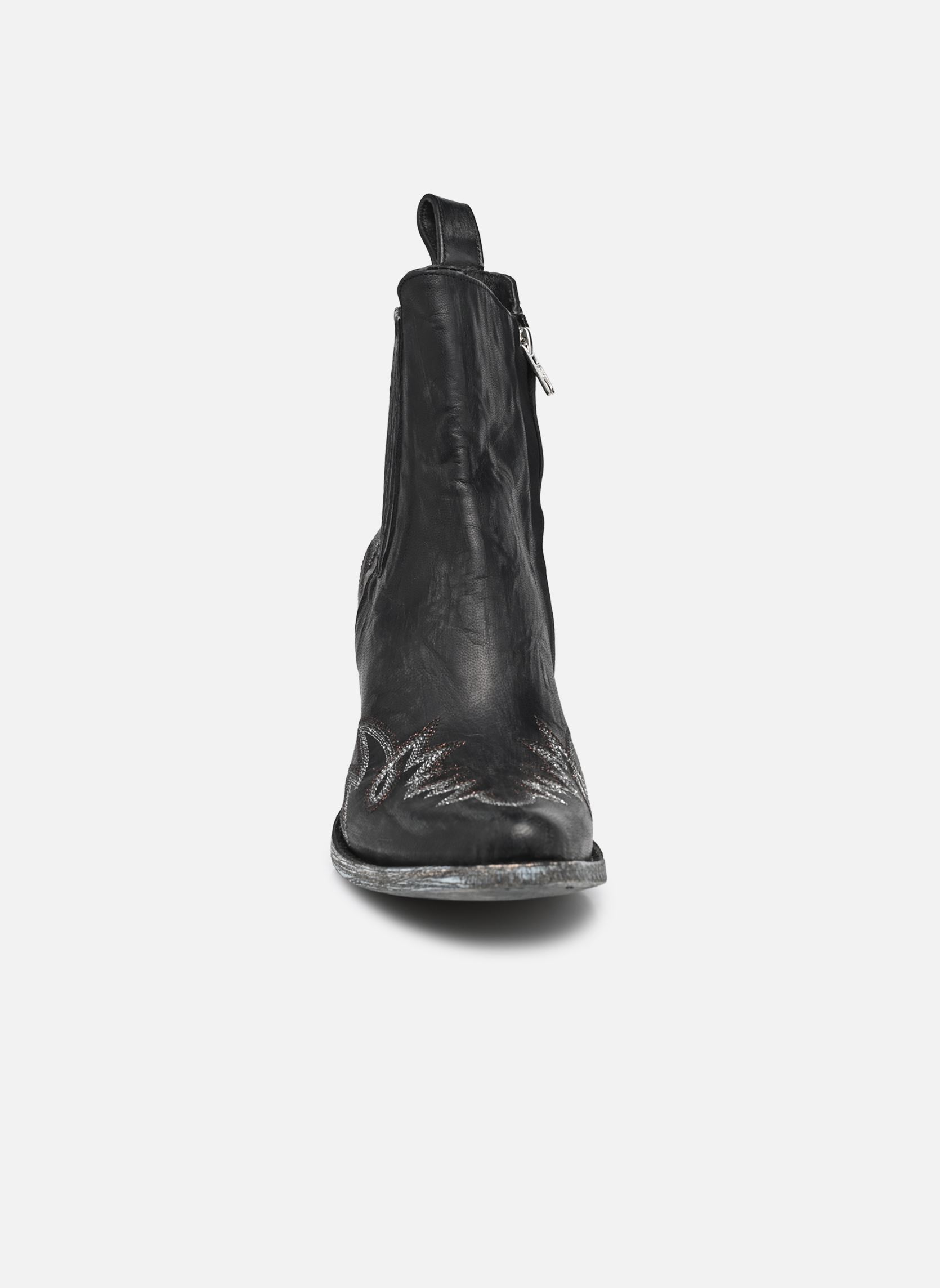 Cowboy-Stiefeletten Fury damen schwarz Mexicana Cowboy-Stiefeletten Fury damen schwarz BLACK METALLIC