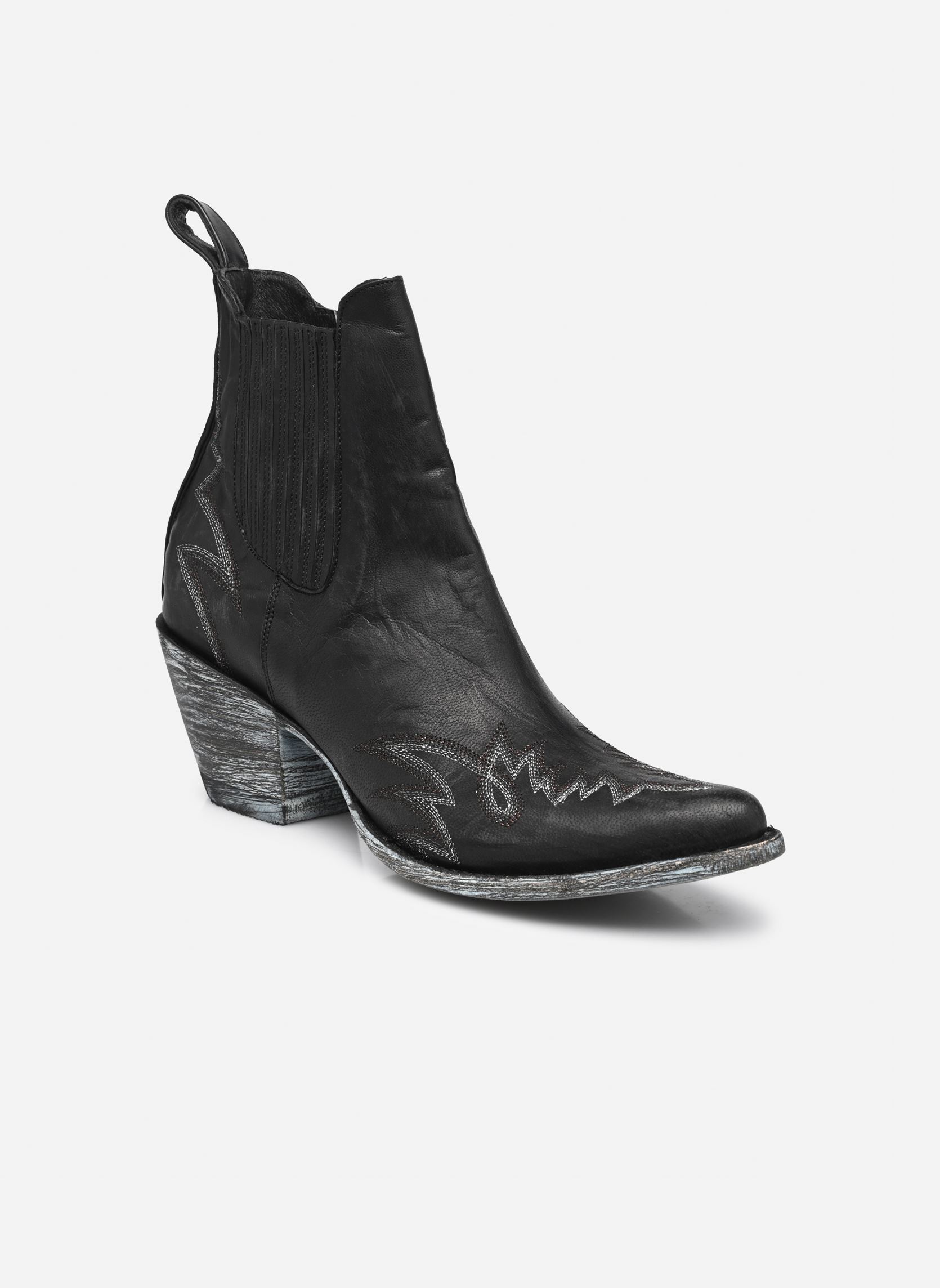 Cowboy-Stiefeletten Fury damen schwarz Mexicana Cowboy-Stiefeletten Fury damen schwarz BLACK METALLIC
