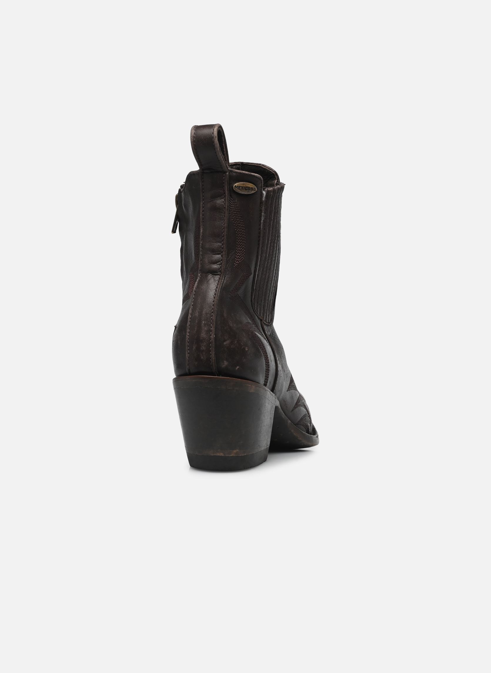 Bottines santiags Fury femme marron Mexicana Bottines santiags Fury femme marron CHOCOLATE