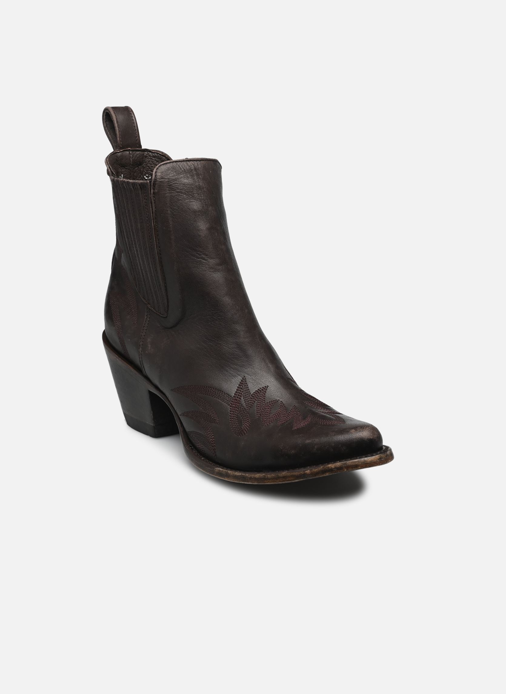 Bottines santiags Fury femme marron Mexicana Bottines santiags Fury femme marron CHOCOLATE