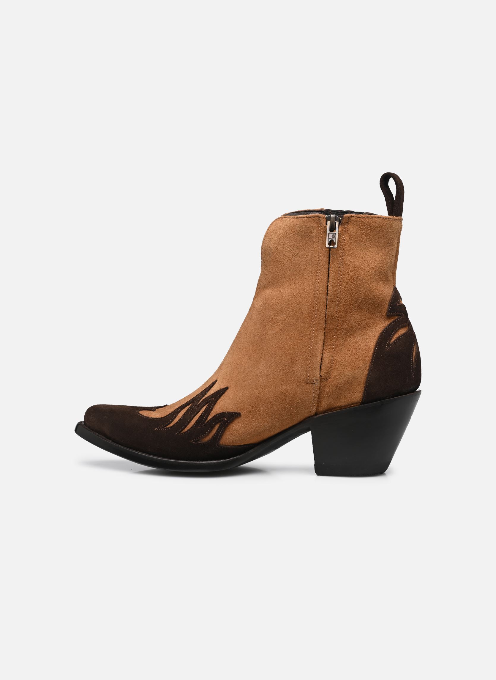 Stivaletti western Infierno donna marrone Mexicana Stivaletti western Infierno donna marrone SUEDE OCRE