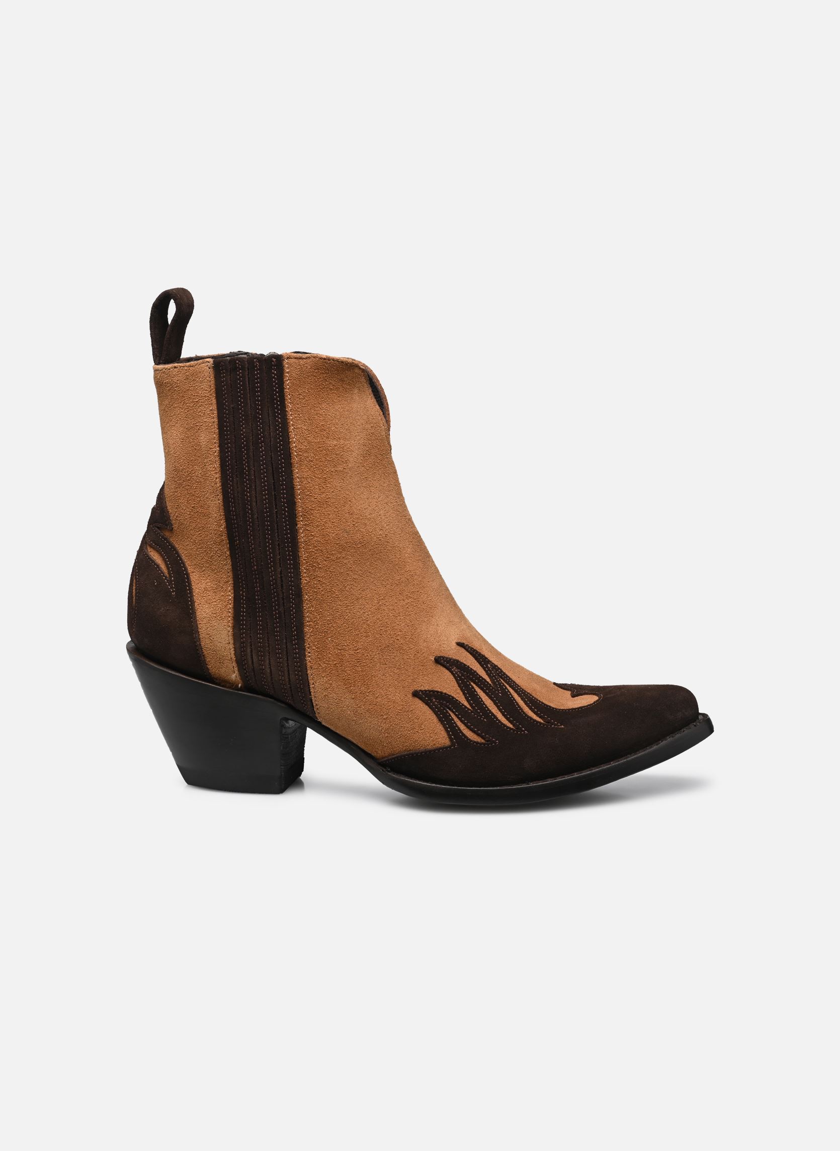 Stivaletti western Infierno donna marrone Mexicana Stivaletti western Infierno donna marrone SUEDE OCRE
