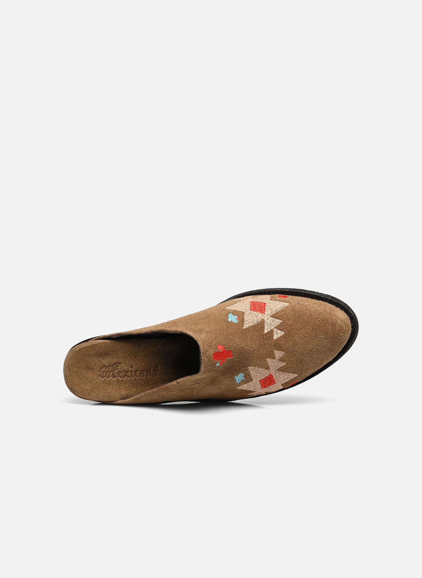 Muilen en klompen Vallarta dames bruin Mexicana Muilen en klompen Vallarta dames bruin TAN SUEDE