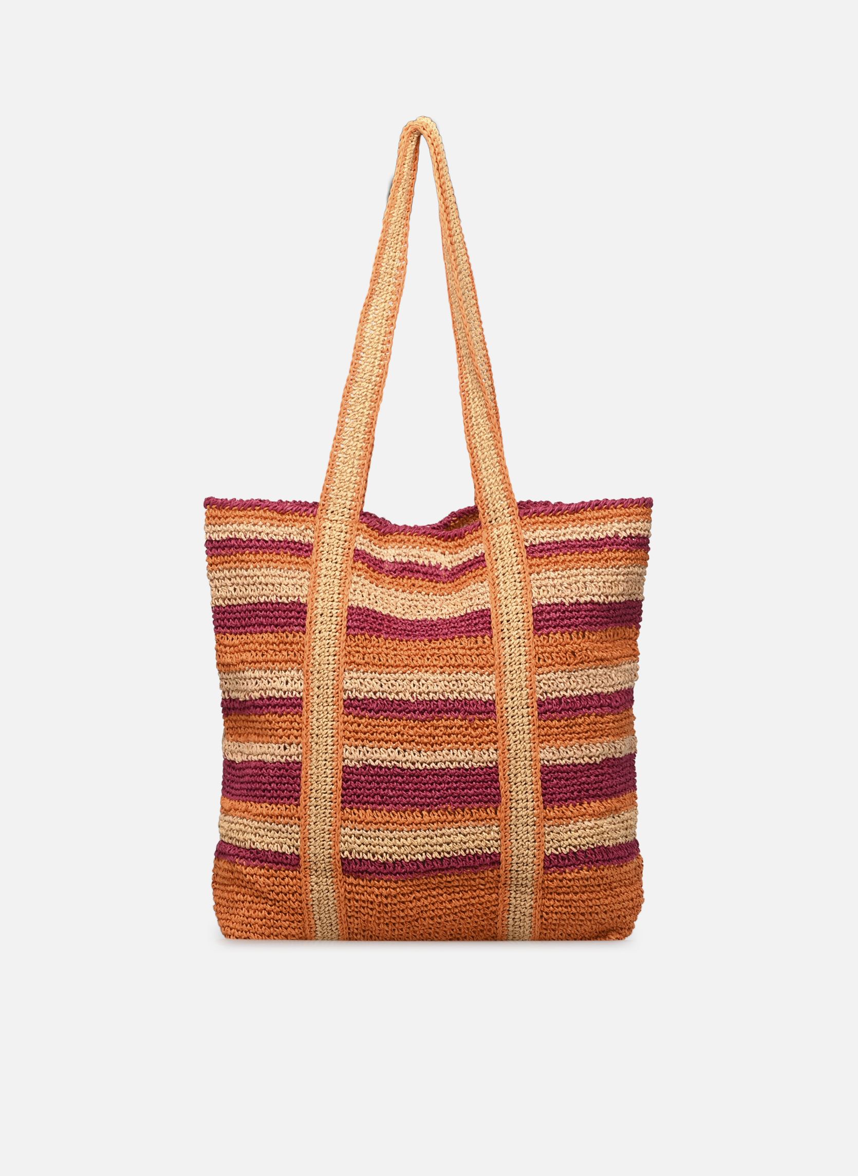 Bolsas de compra Cabas Gm En Raphia Papier mujer multicolor Vanessa Bruno Bolsas de compra Cabas Gm En Raphia Papier mujer multicolor MULTICO/ORANGE