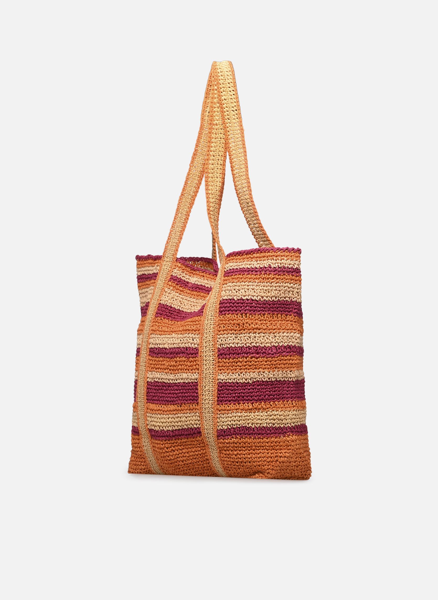 Bolsas de compra Cabas Gm En Raphia Papier mujer multicolor Vanessa Bruno Bolsas de compra Cabas Gm En Raphia Papier mujer multicolor MULTICO/ORANGE